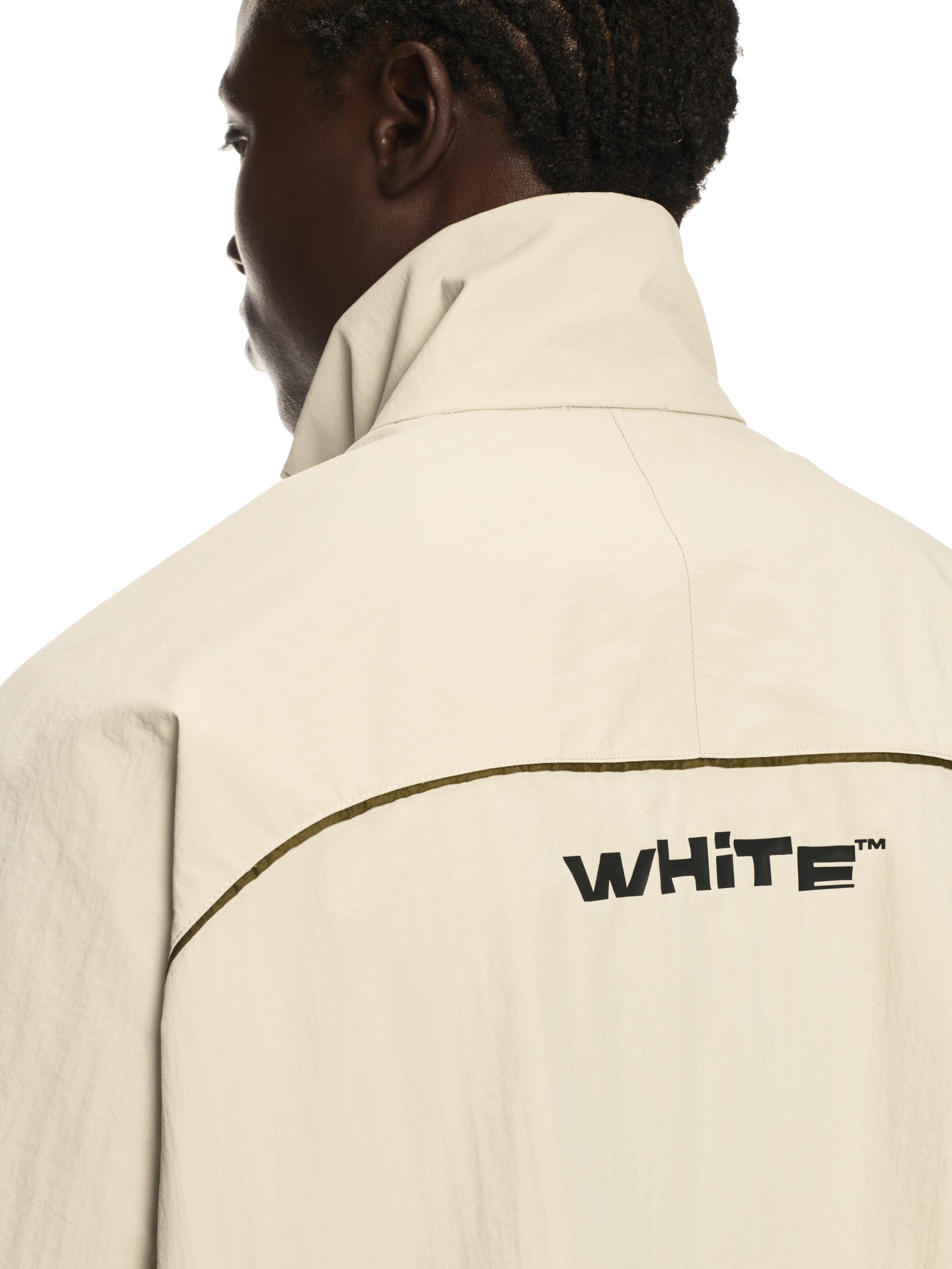 Off-White Gray Off Split Track Jacket Neutrals