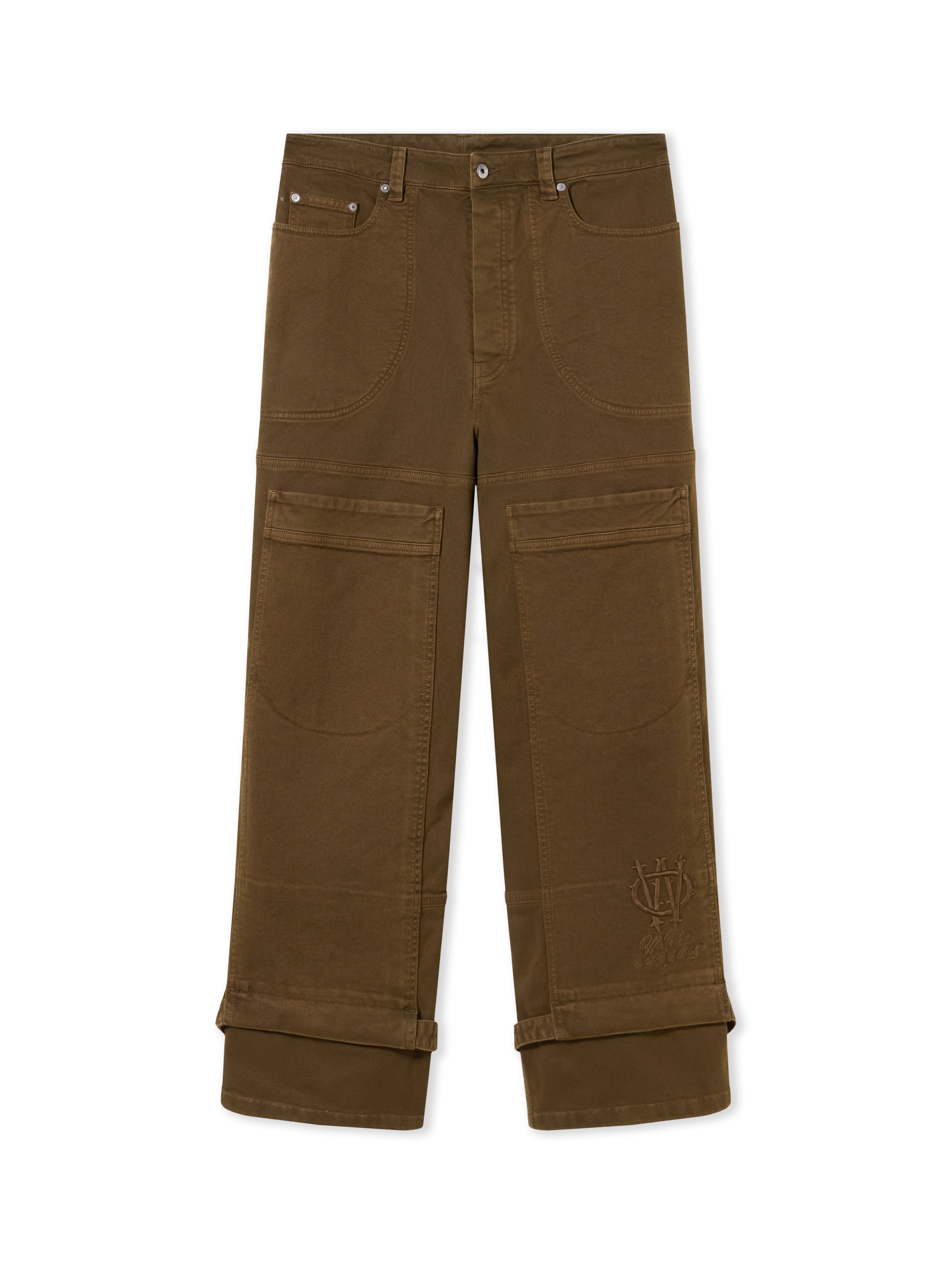 Off-White Gothic Drill Relaxed Pants Vintage