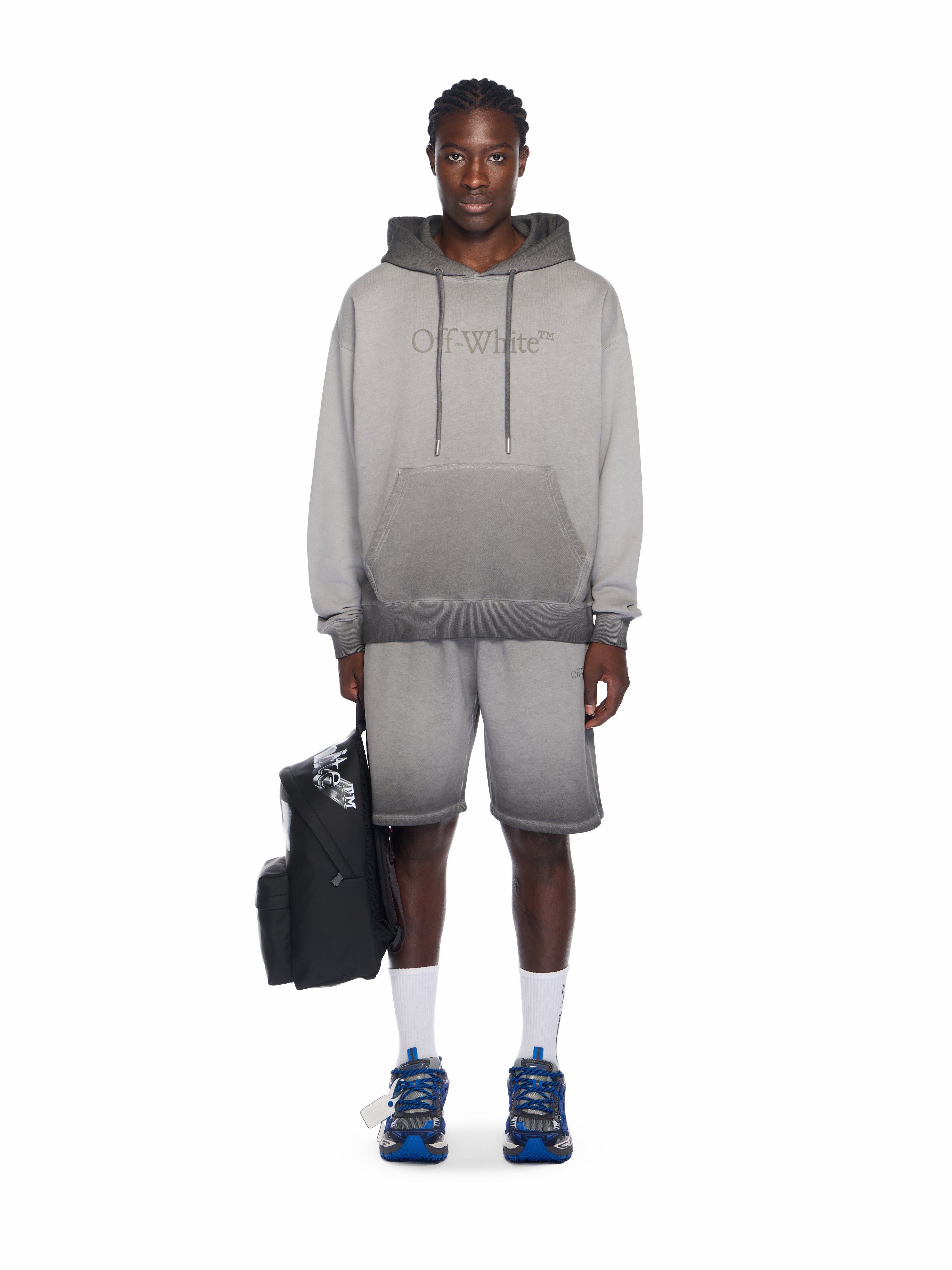 Off-White Laundry Diagonal Skate Sweatshorts Black