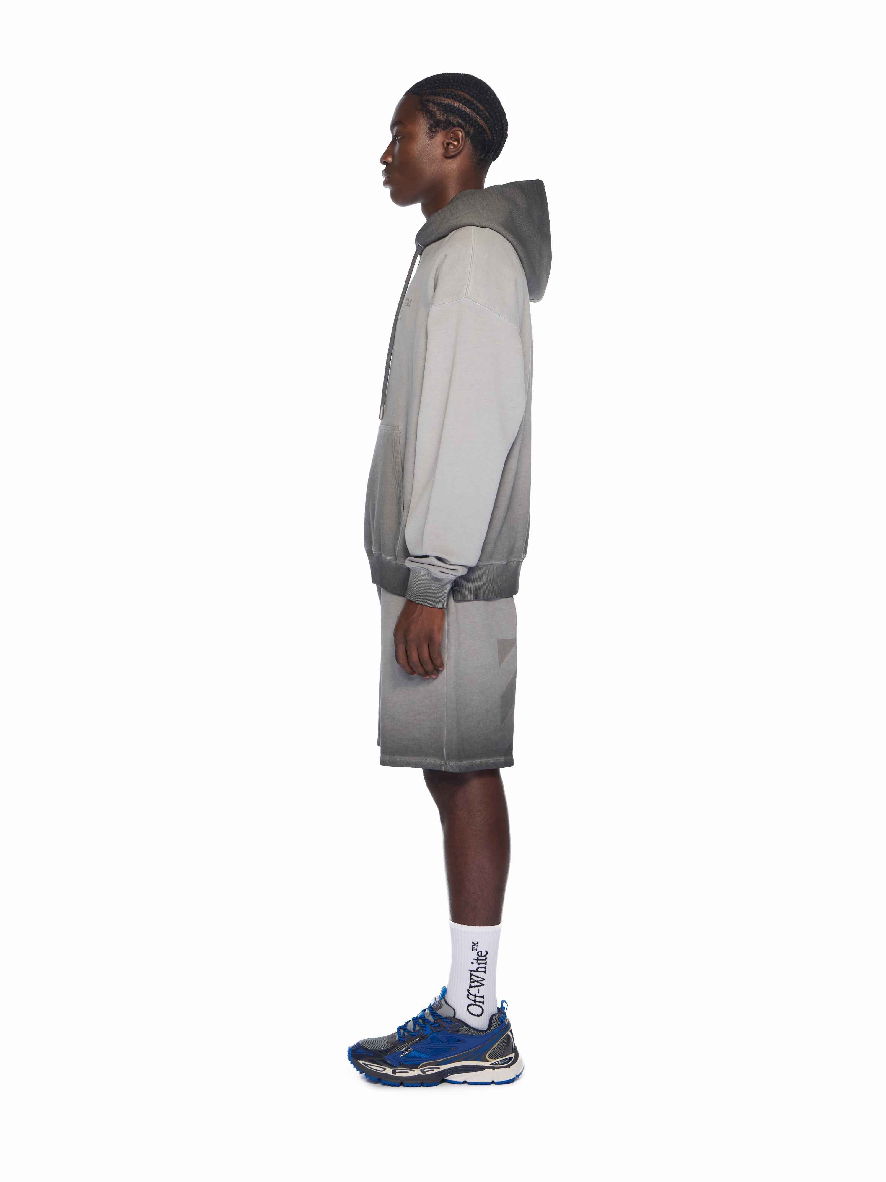 Off-White Laundry Diagonal Skate Sweatshorts Black