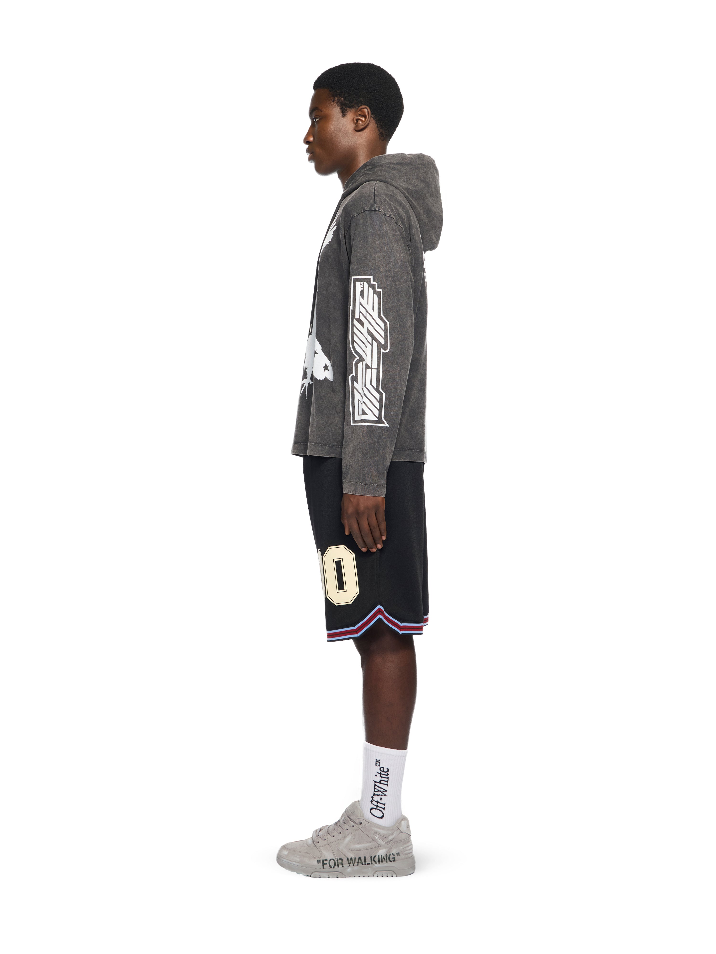Off-White 00 Basketball Shorts Black