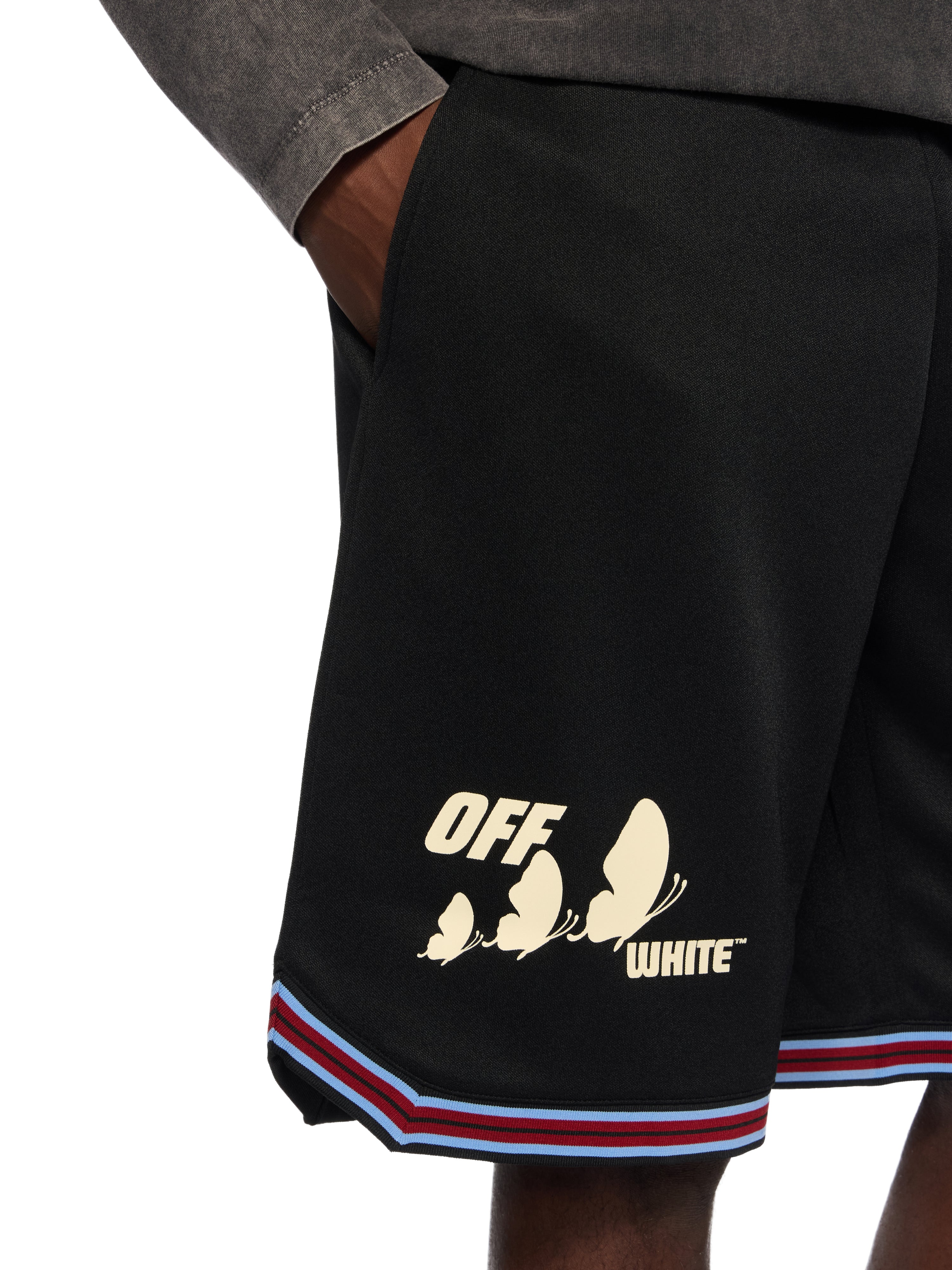 Off-White 00 Basketball Shorts Black