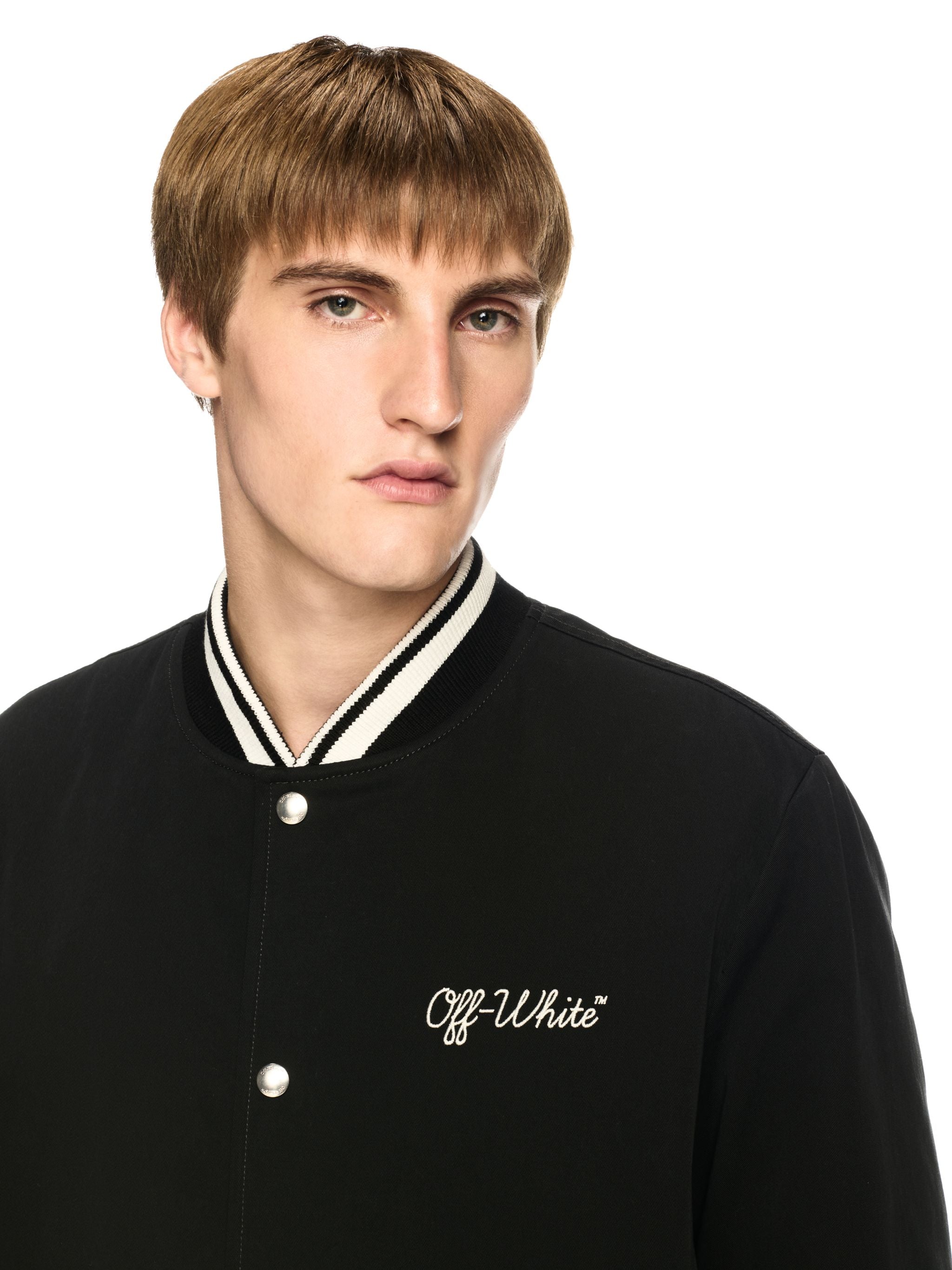 Off-White Script Cotgab Souvenir Varsi Black