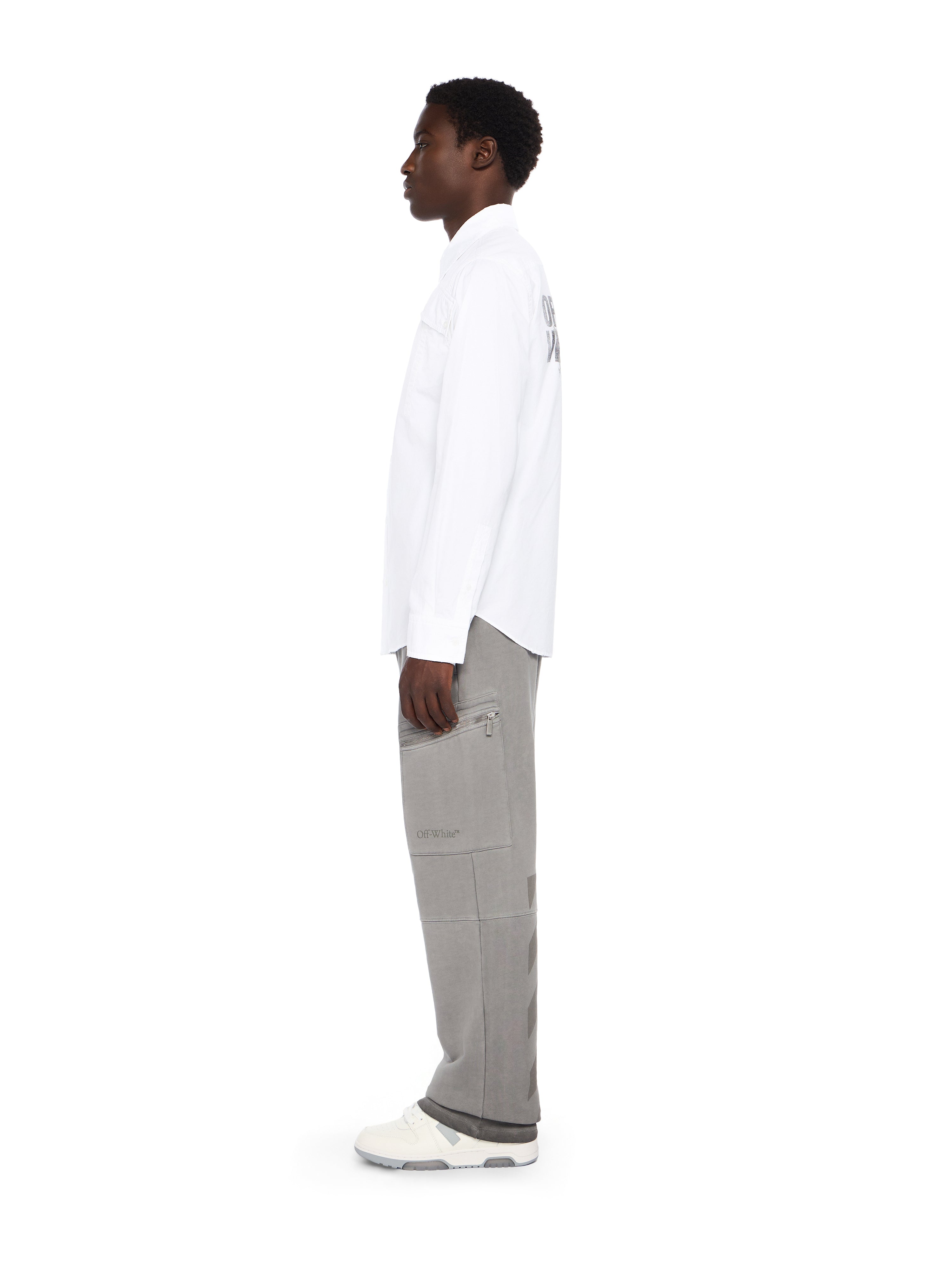 Off-White Emblem Poplin Military Shirt