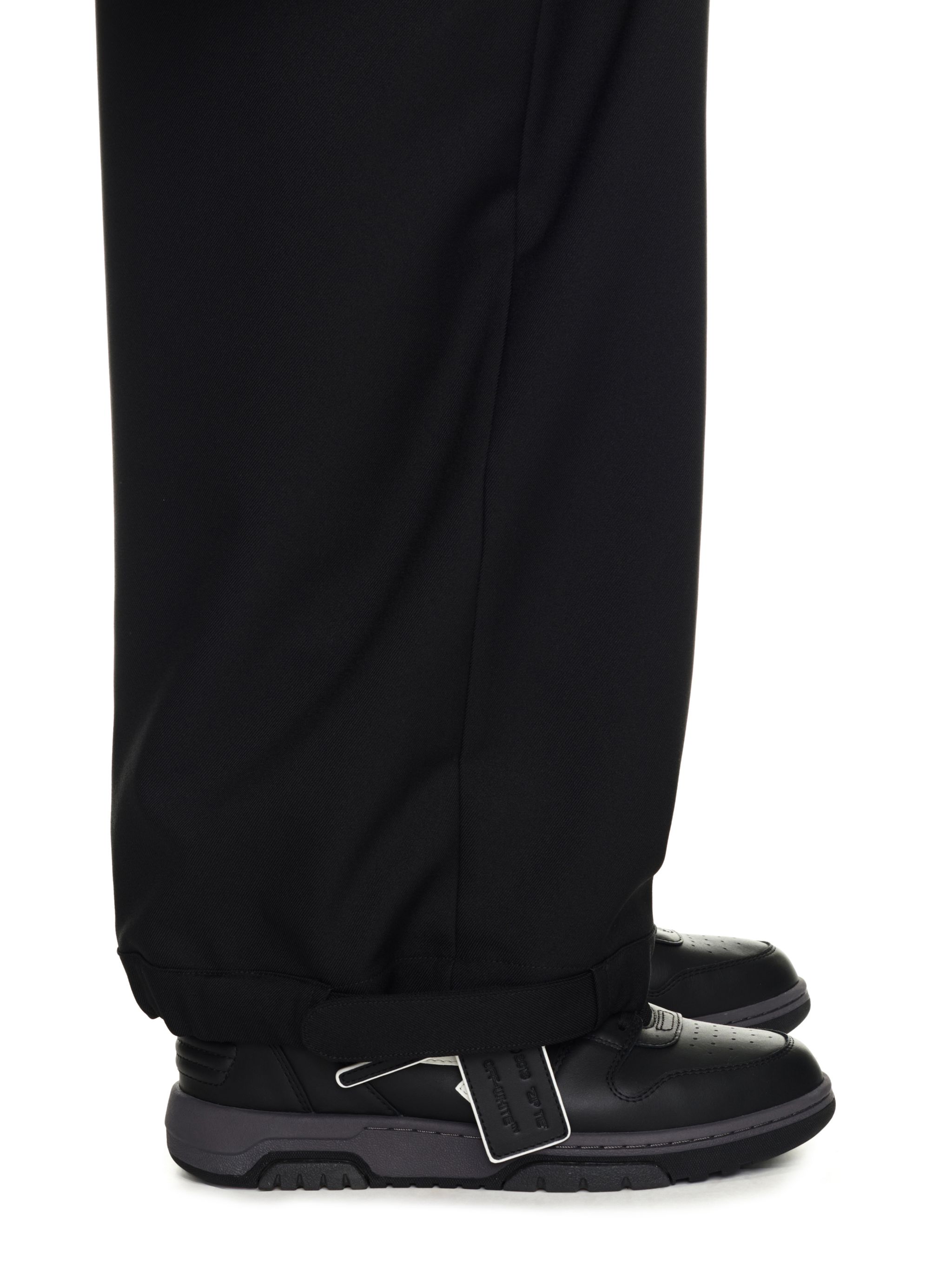 Off-White Out Of Office Calf Leather Black
