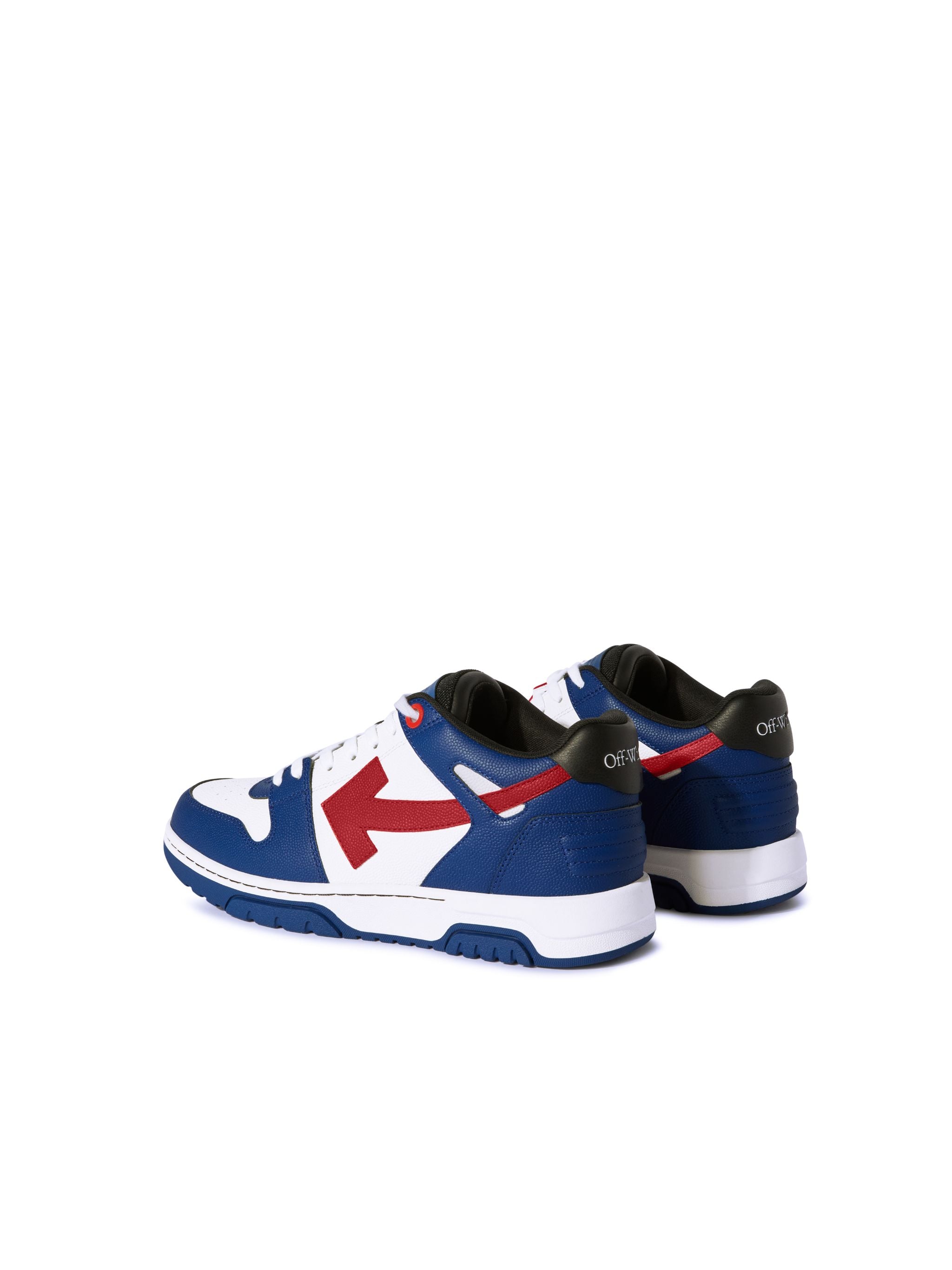Off-White Out Of Office Basket Leather Blue
