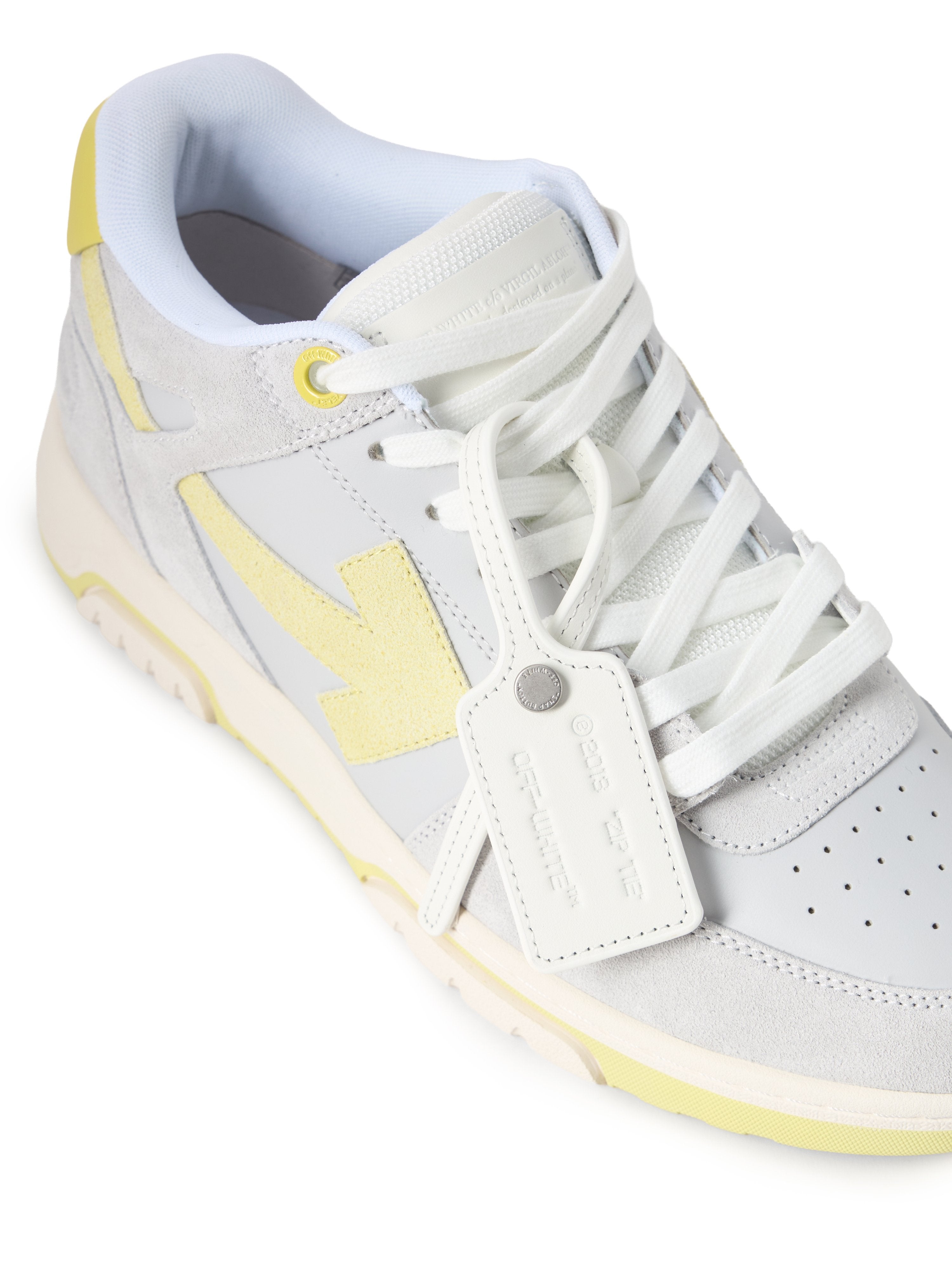 Off-White Out Of Office Suede Sneakers Grey