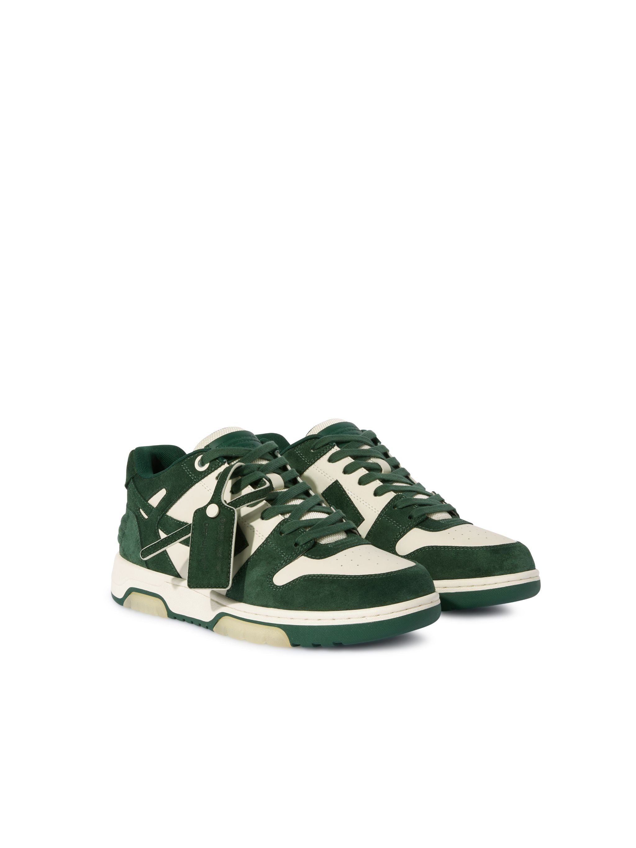 Off-White Out Of Office Suede Green