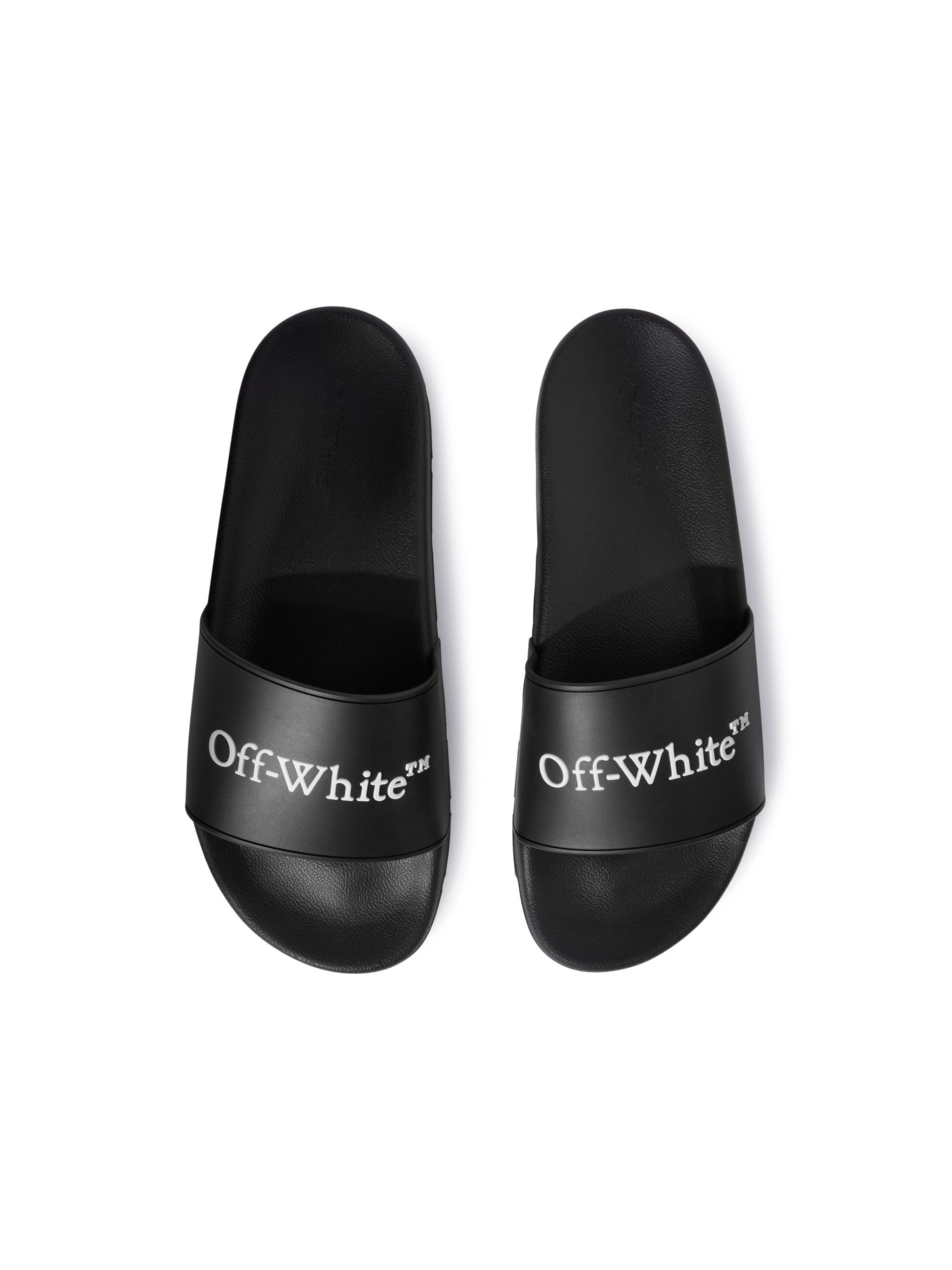 Off-White Bookish Sliders Black