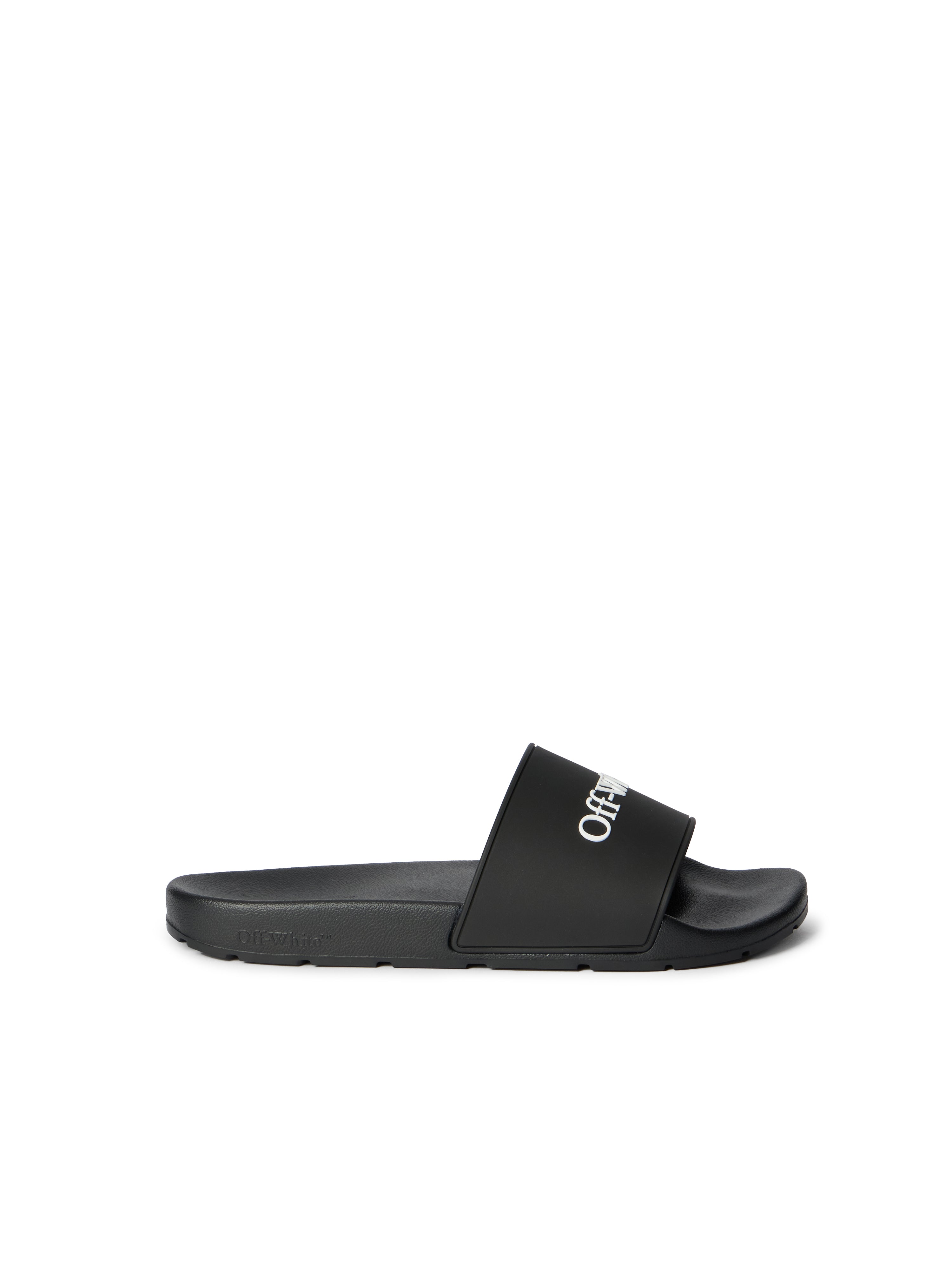 Off-White Bookish Slide Sandals Black
