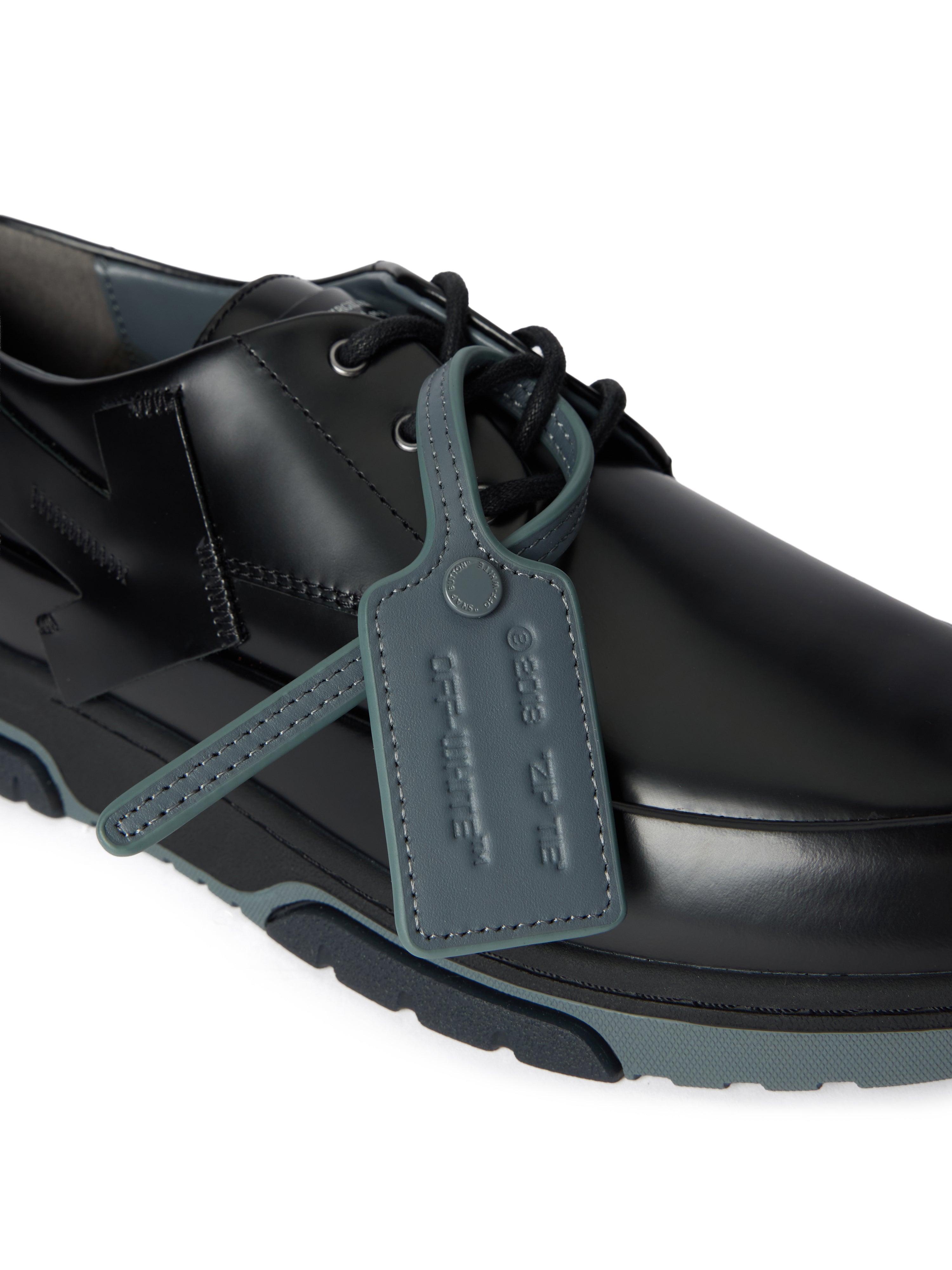 Off-White Derby Leather Shoes Black