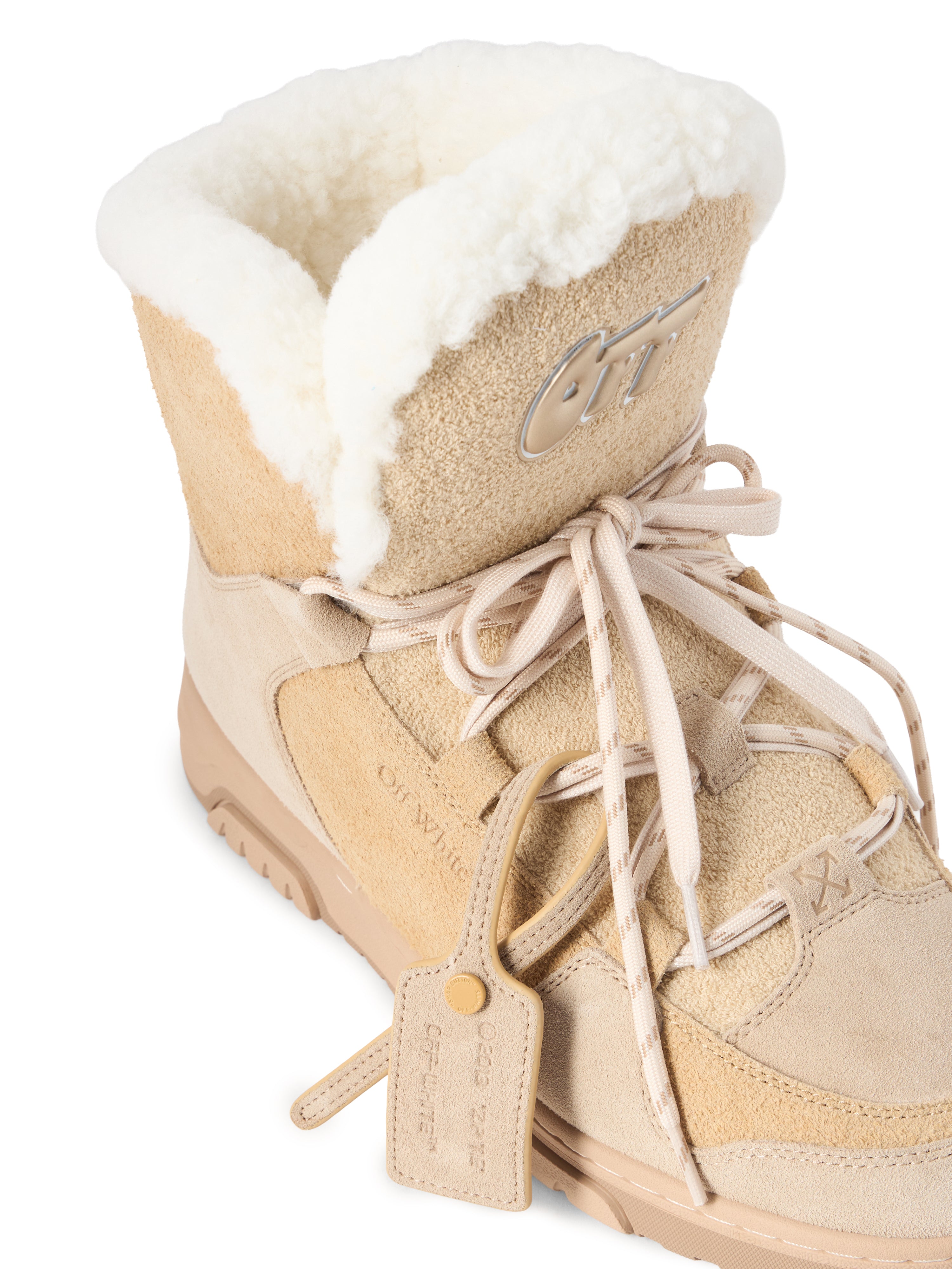Off-White Winter Boots Beige