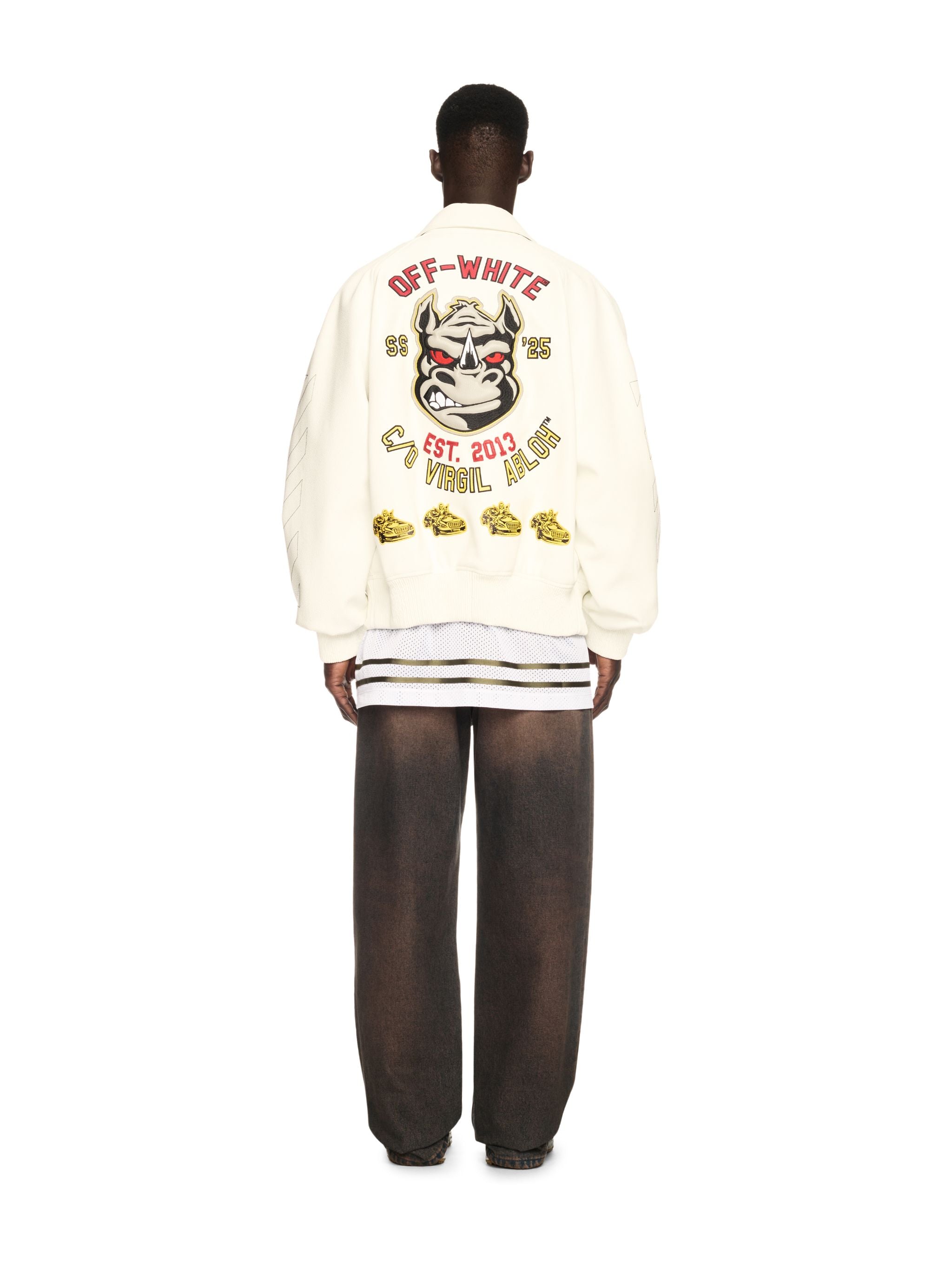 Off-White Rhino Full Lea Raglan Varsity