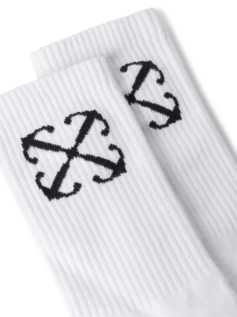 Off-White Arrow Mid Socks Black