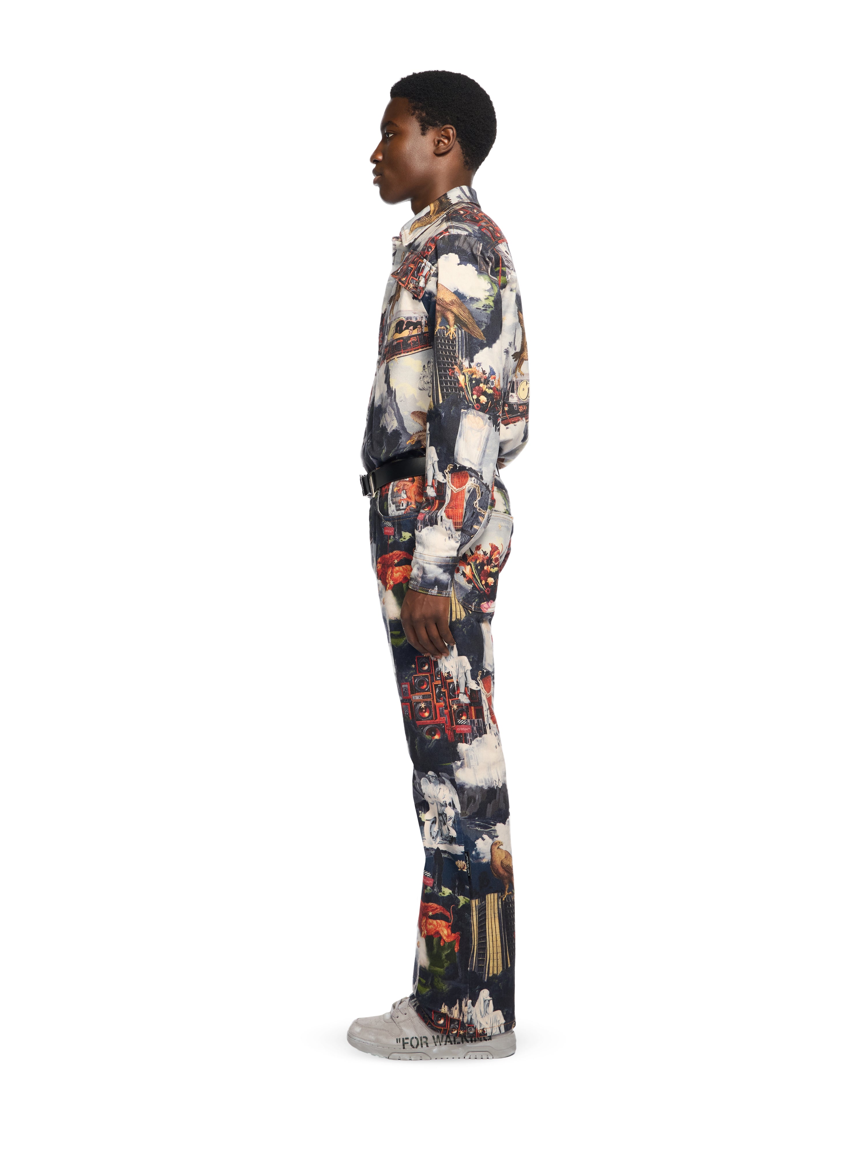 Off-White World Paint Relax Jeans None
