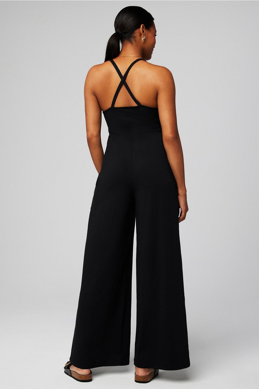 Fabletics Cloud Jersey Wide Leg Onesie