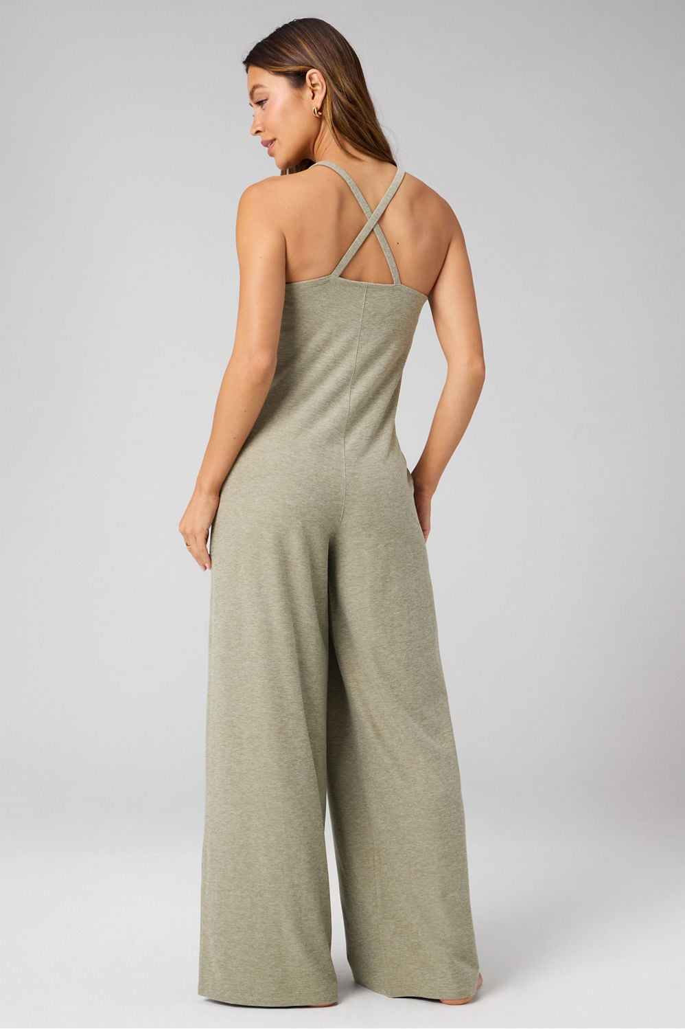 Fabletics Cloud Jersey Wide Leg Onesie