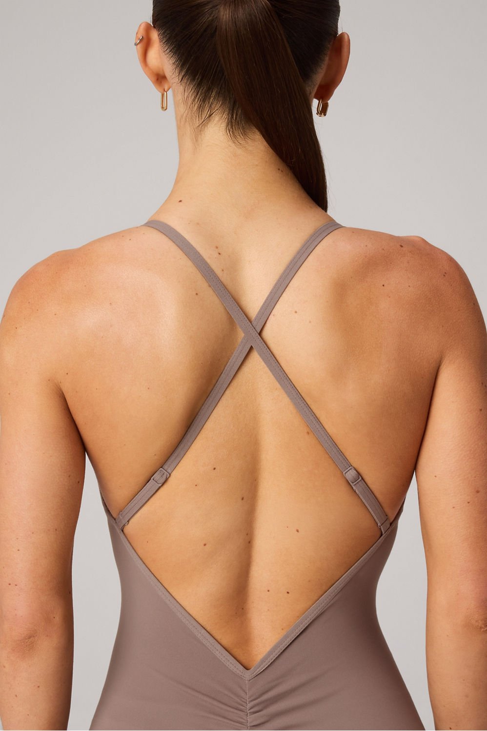 Fabletics Booty Scrunch PureLuxe V-Back Jumpsuit 4"