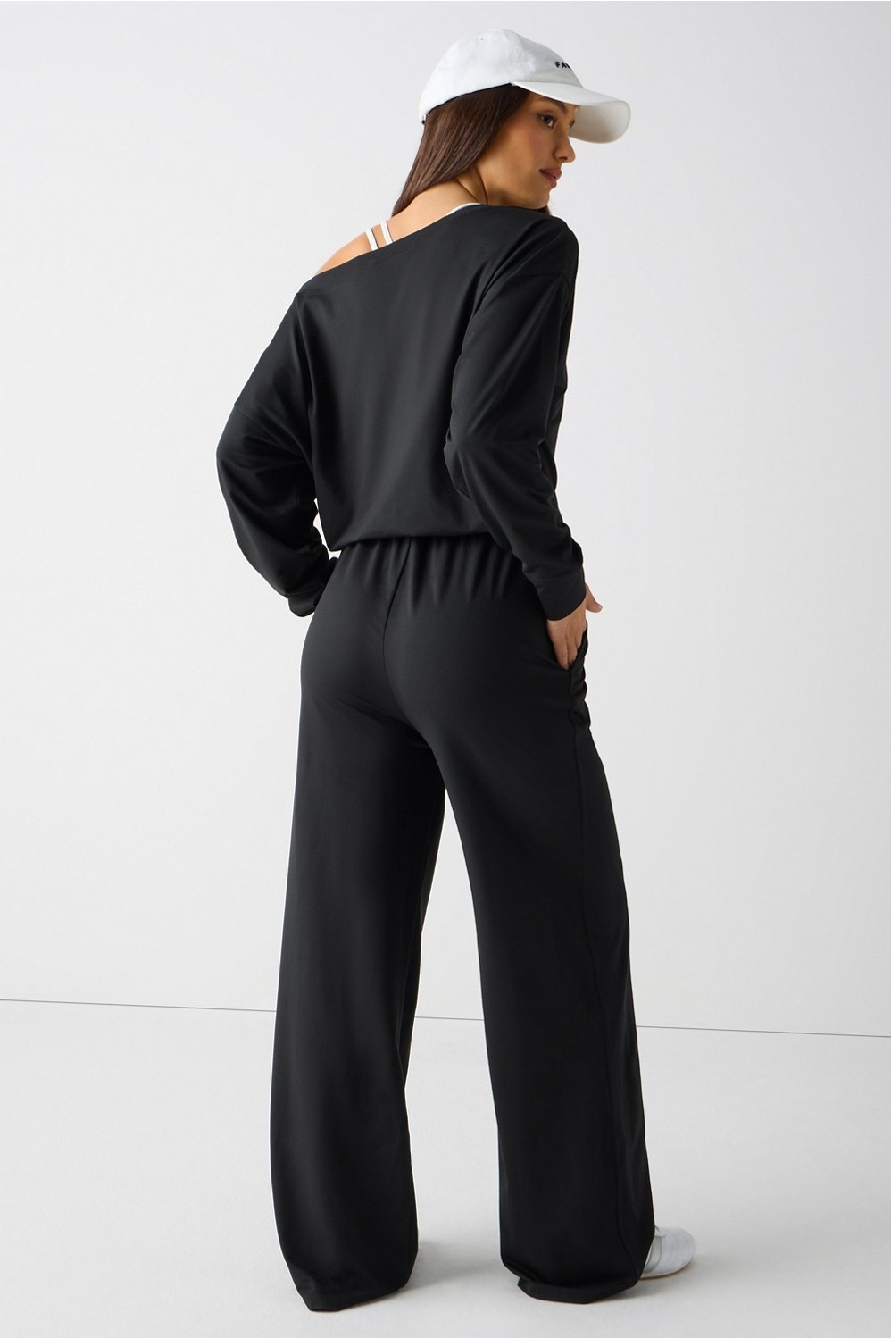 Fabletics Cloud Jersey Off Shoulder Onesie