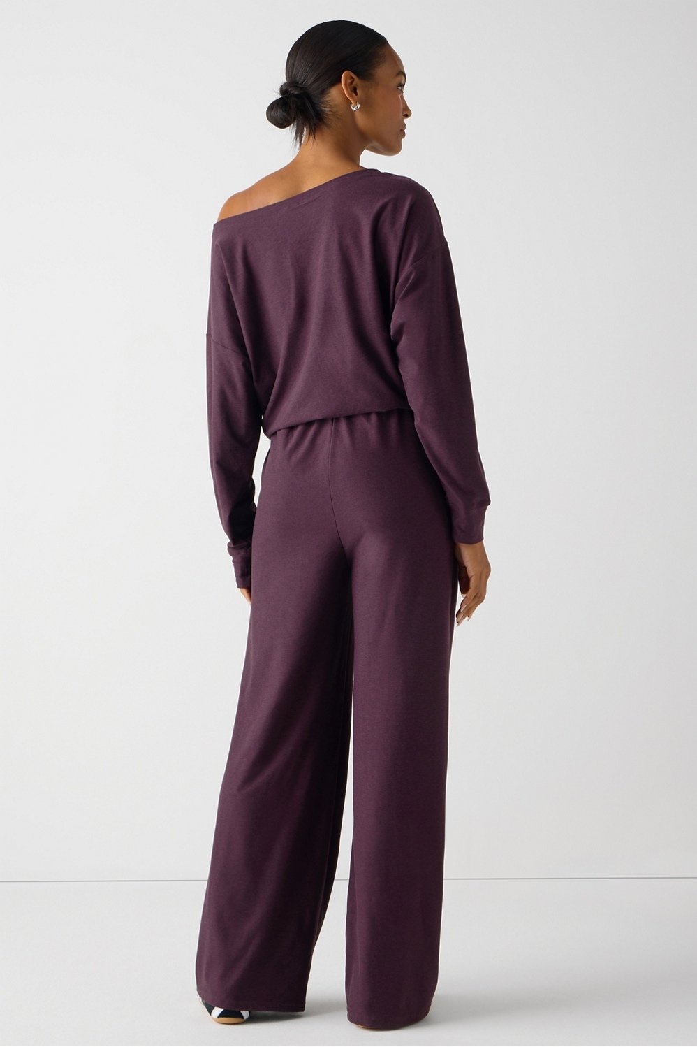 Fabletics Cloud Jersey Off Shoulder Onesie