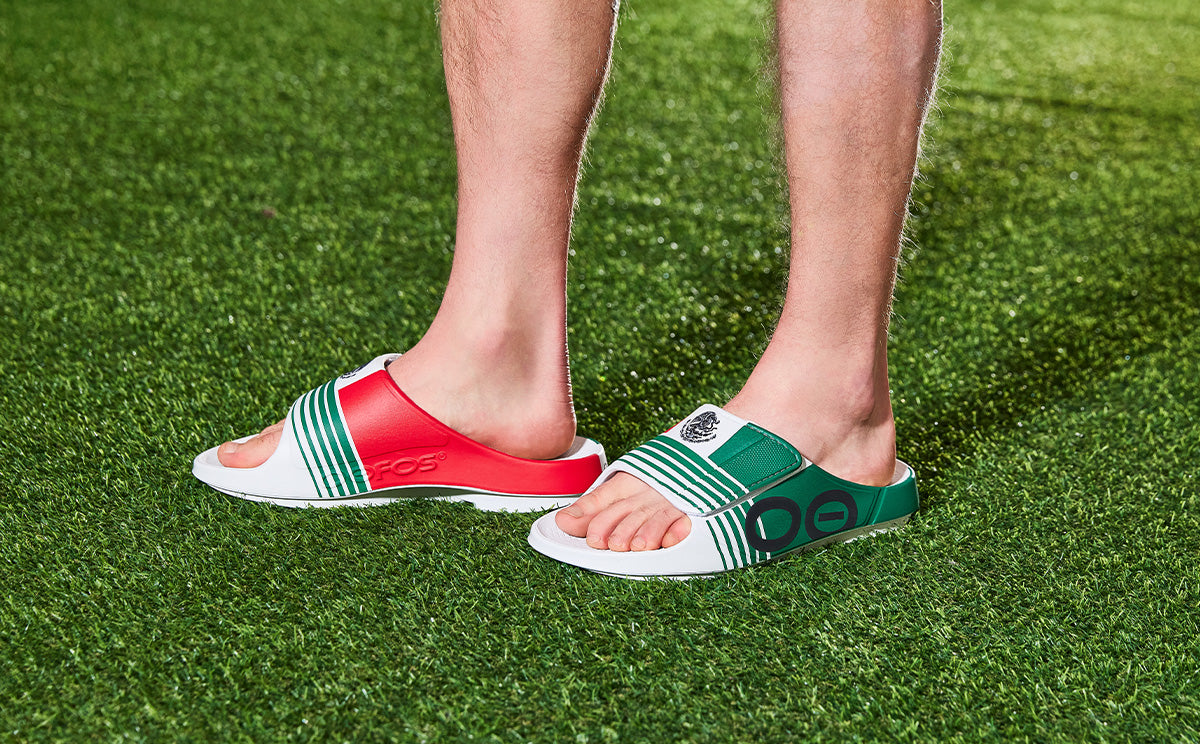 Oofos Men's Sport Flex Slide Mexico