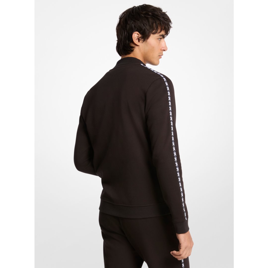 Michael Kors Logo Tape Cotton Blend Jacket BLACK