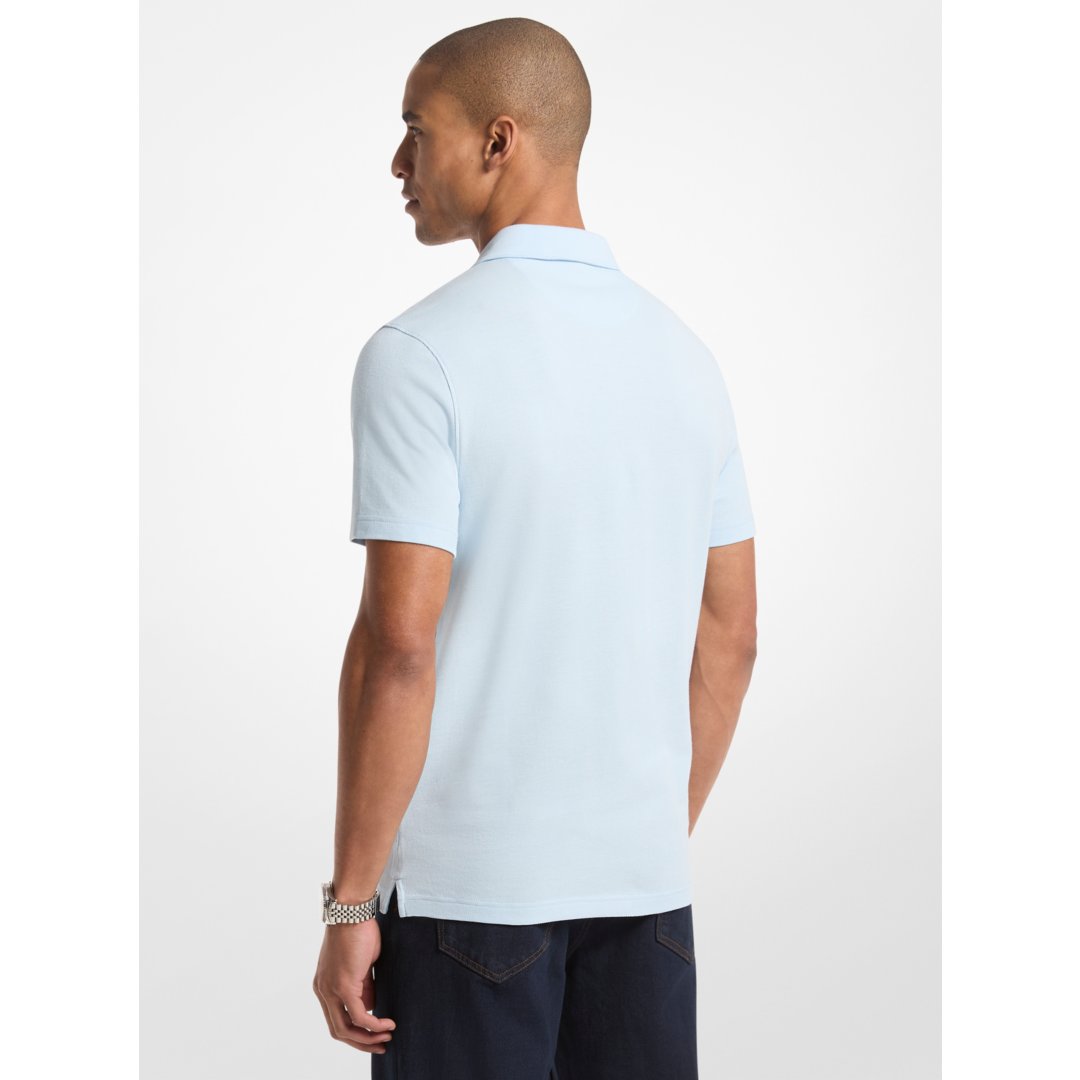 Michael Kors Pima Cotton Piqu Polo Shirt PASTEL BLUE