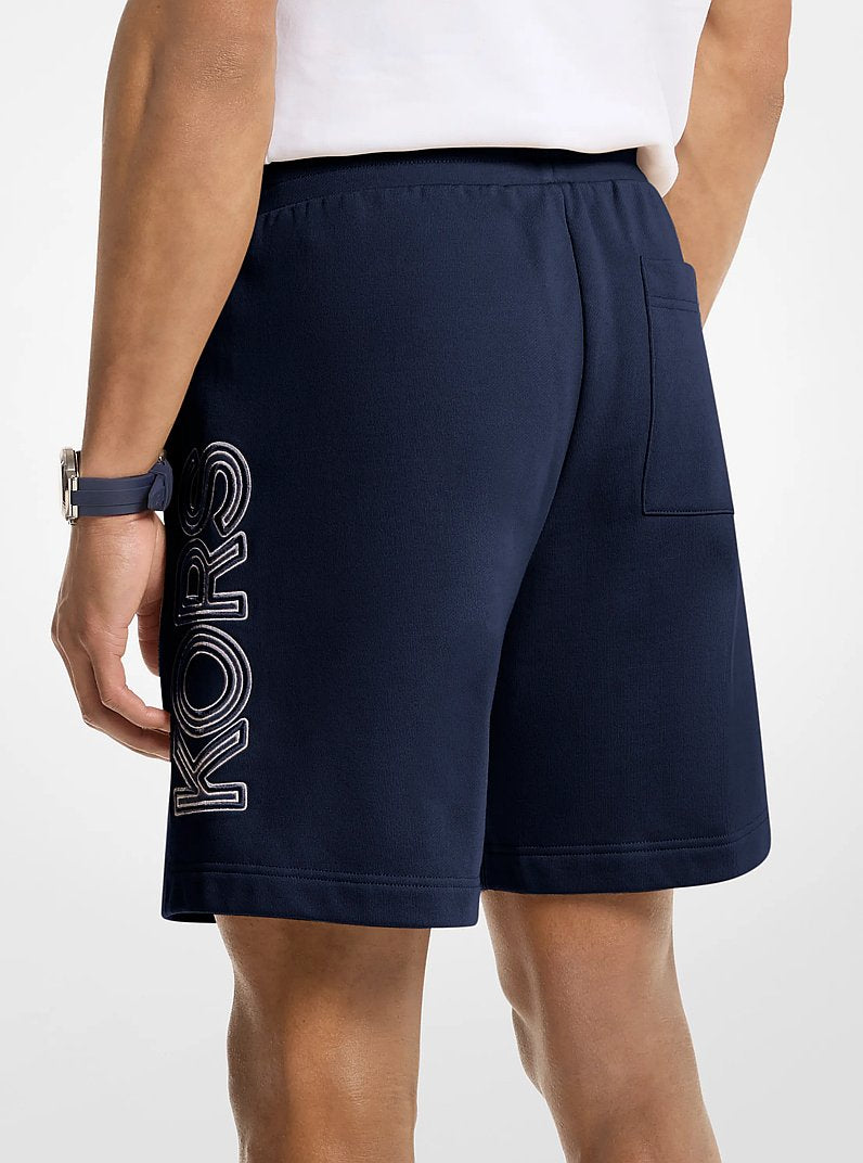 Michael Kors Logo Cotton Shorts MIDNIGHT
