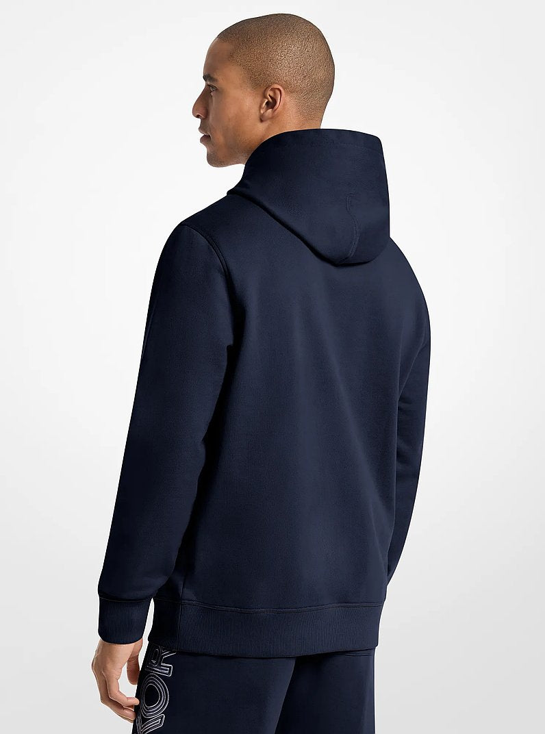 Michael Kors Logo Cotton Hoodie MIDNIGHT