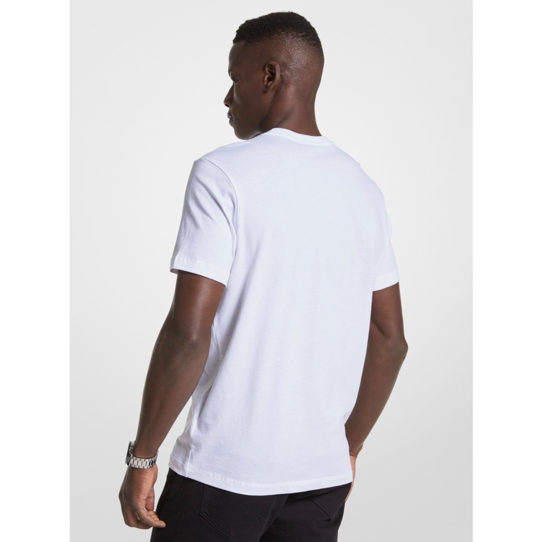 Michael Kors Logo Cotton T-shirt WHITE