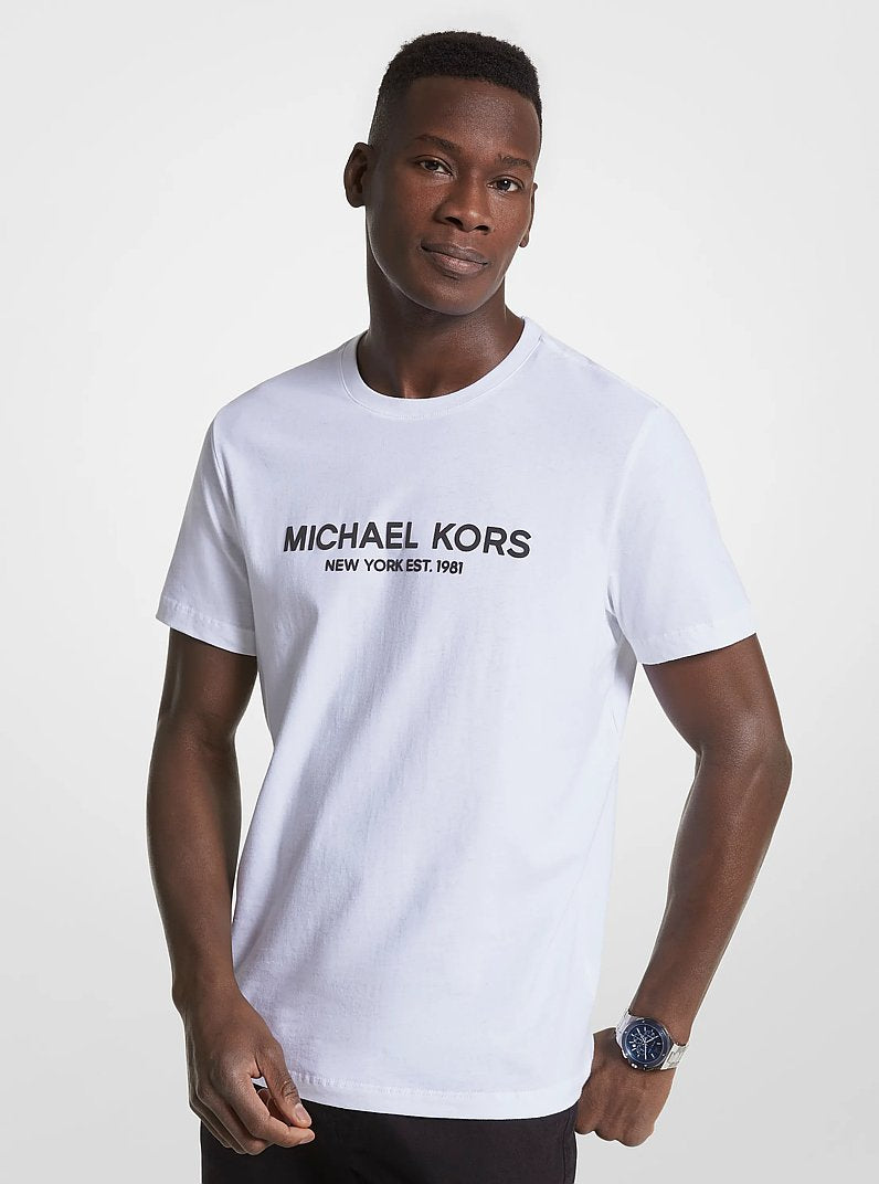 Michael Kors Logo Cotton T-shirt WHITE