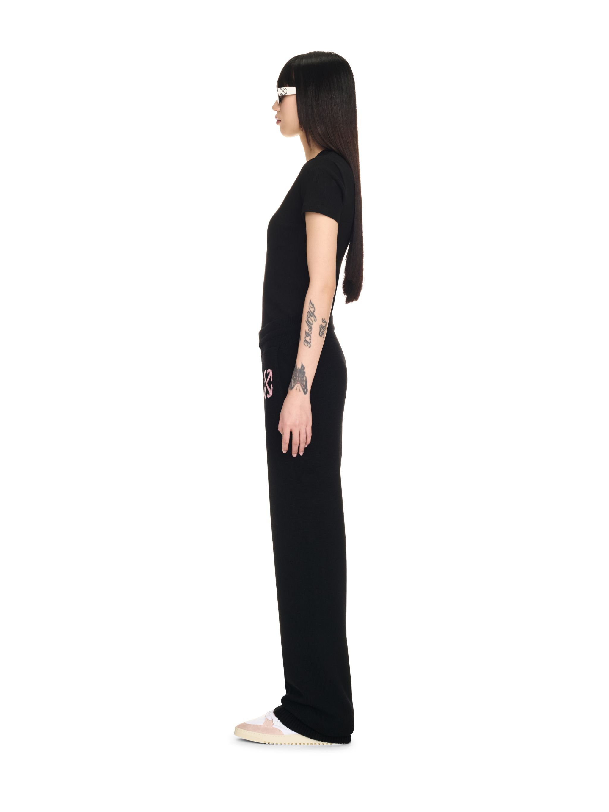 Off-White Off Stamp Rib Basic Tee Black