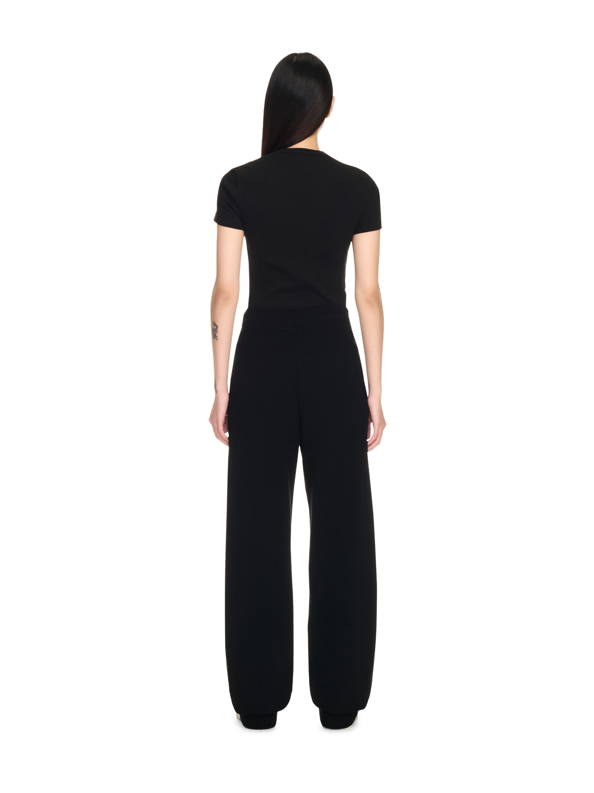 Off-White Off Stamp Rib Basic Tee Black