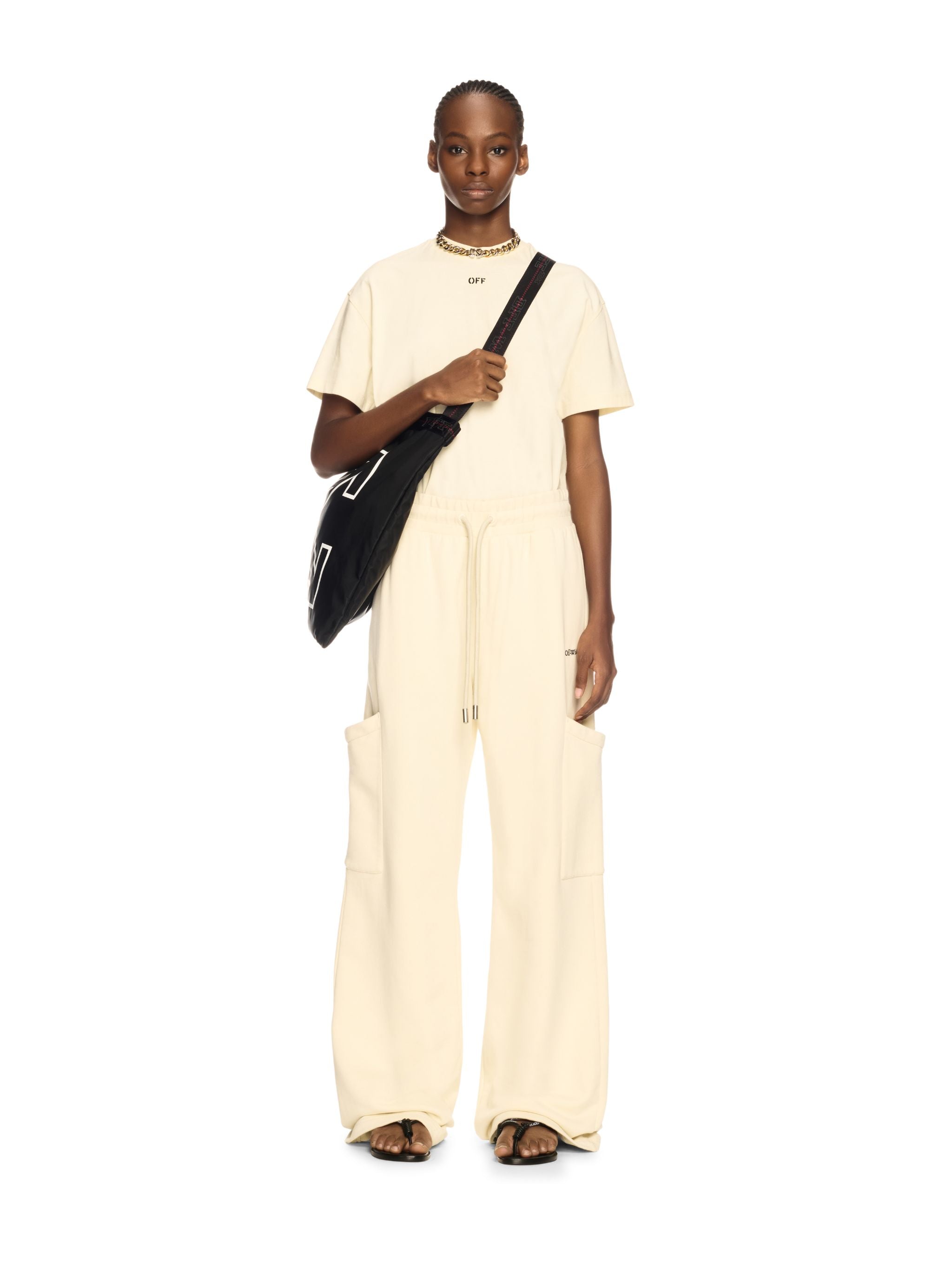 Off-White Cloud Arrow Regular Tee Neutrals