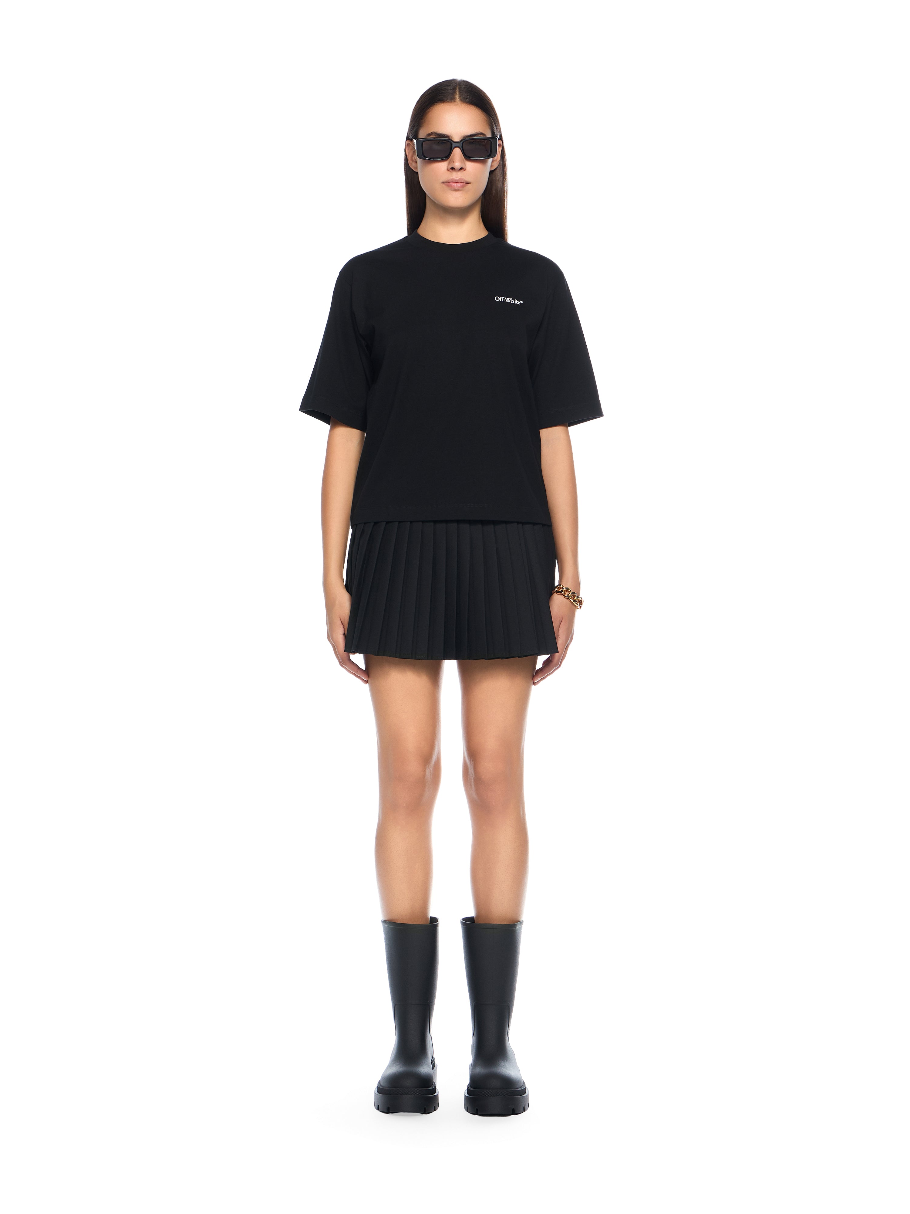 Off-White Scribble Diag Boxy Tshirt Black