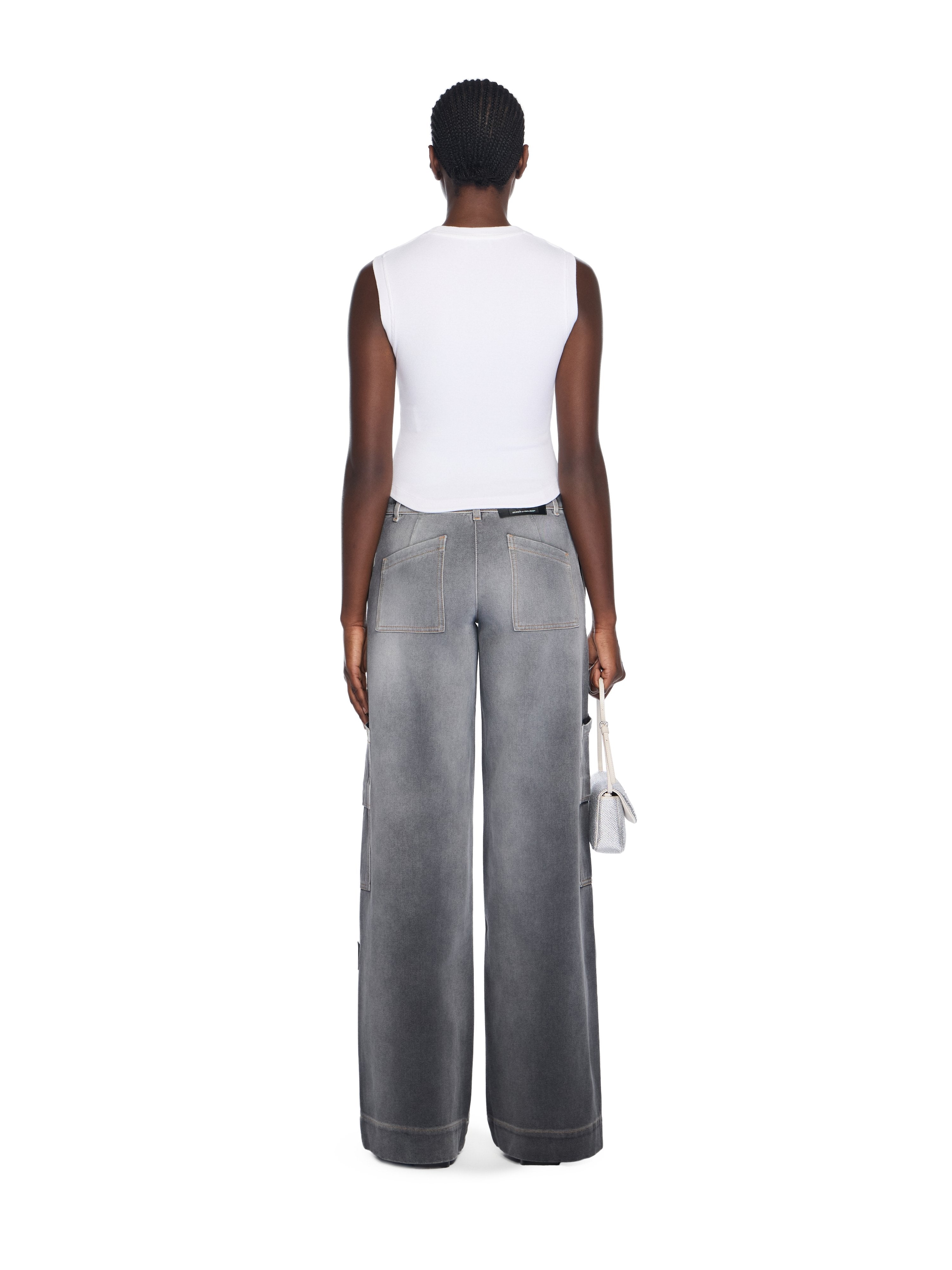 Off-White Off Stamp Rib Kat Top Black