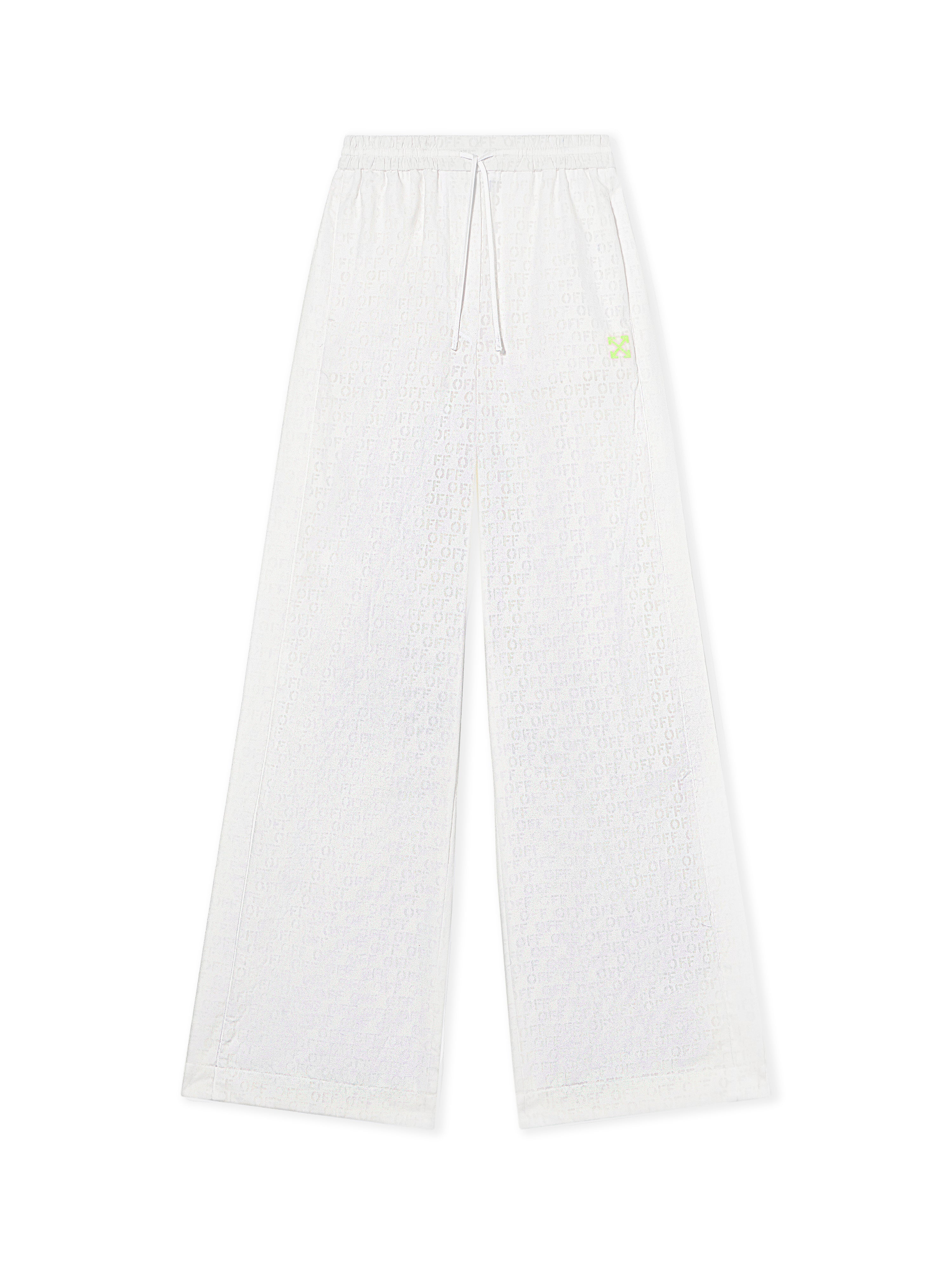 Off-White Off Stamp Wideleg Pants