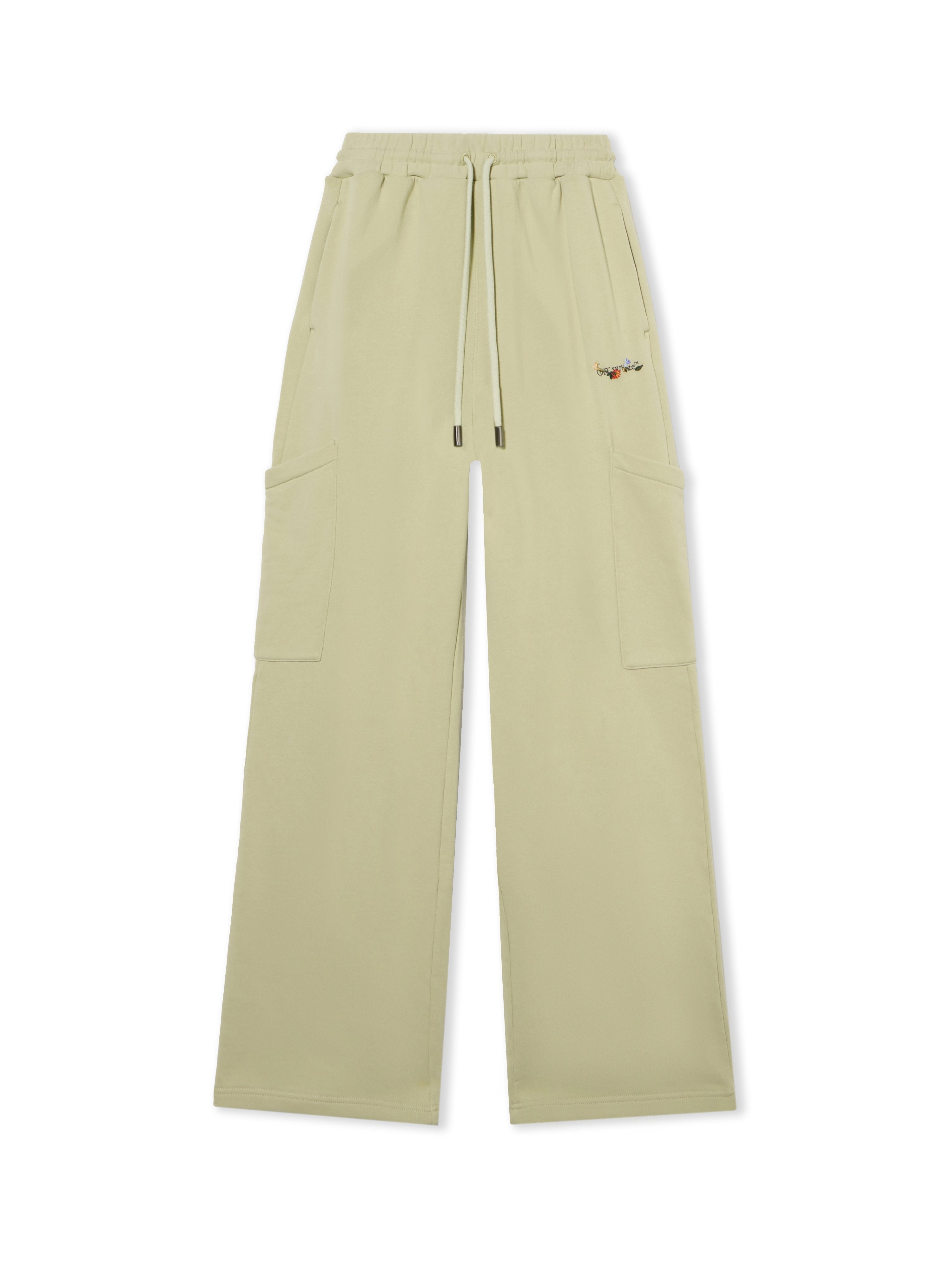 Off-White Bookish Flowers Cargo Sweatpants Black