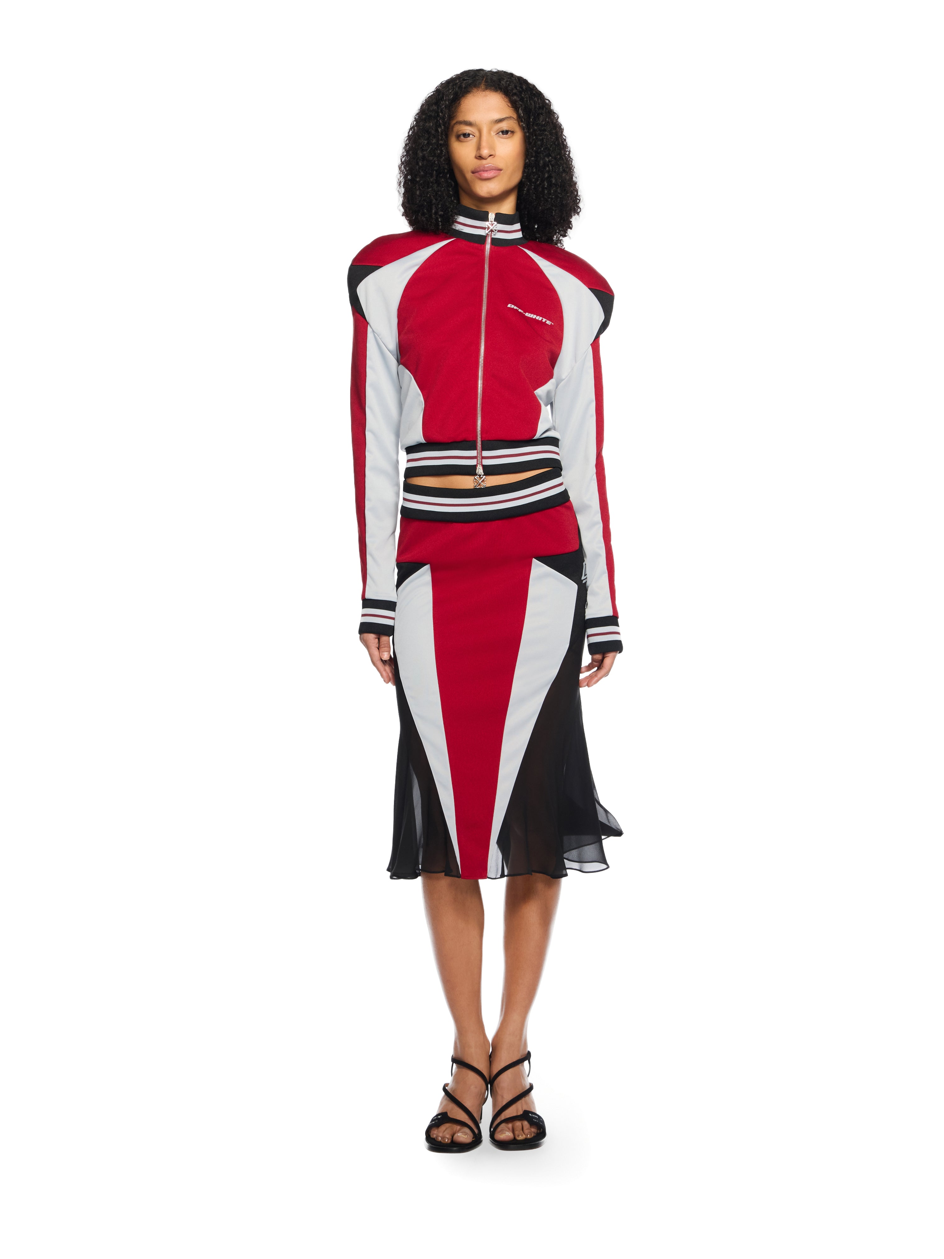 Off-White Track Star Skirt Red