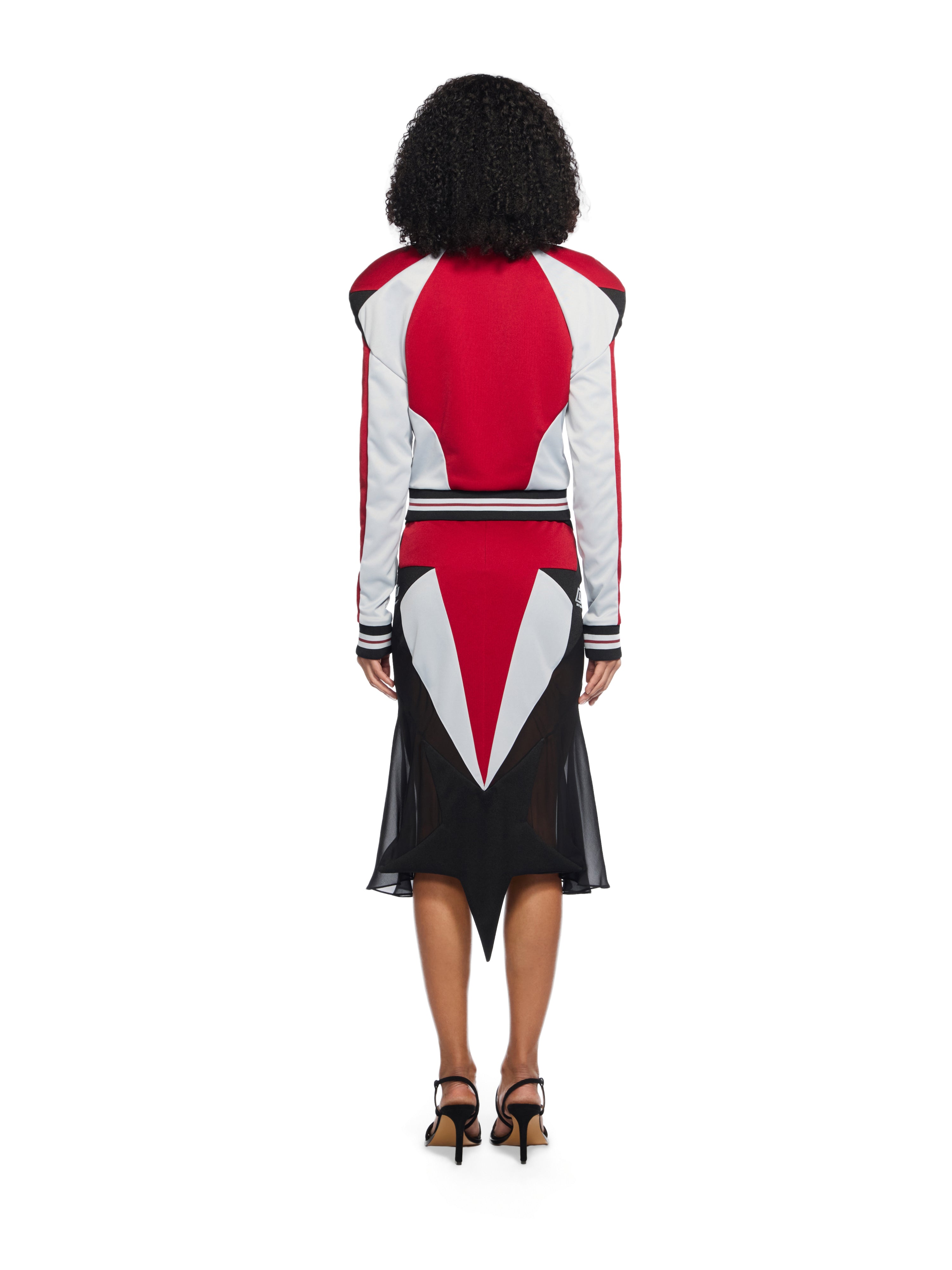 Off-White Track Star Skirt Red