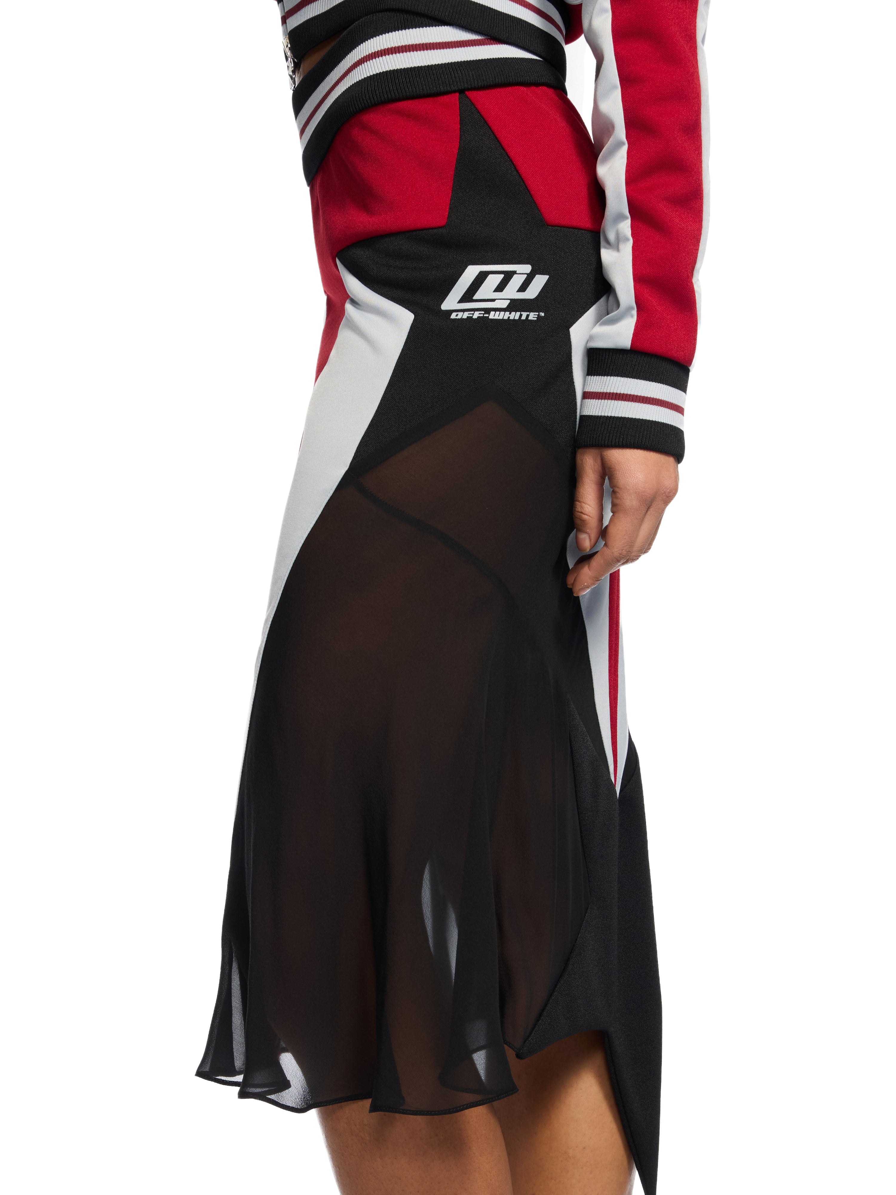 Off-White Track Star Skirt Red