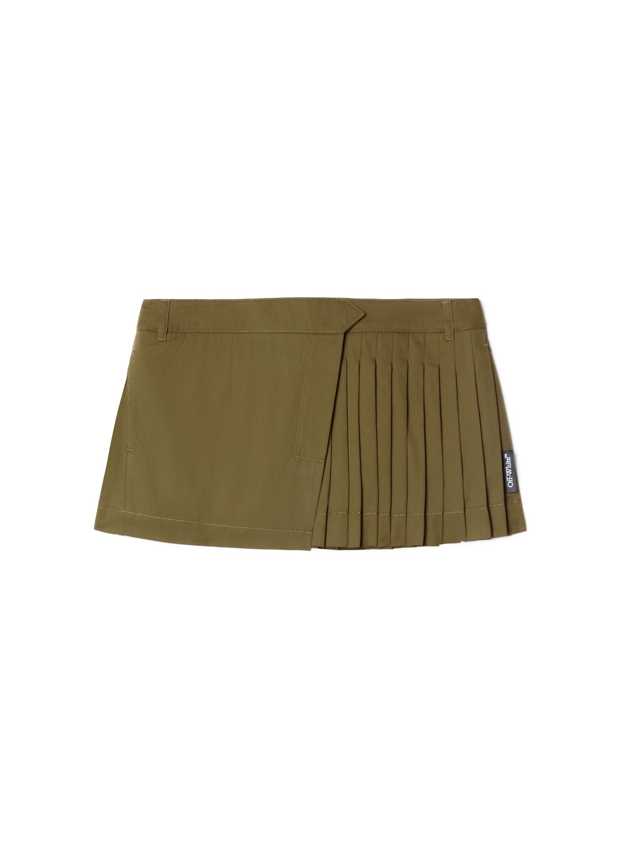 Off-White Co Savana Mini Skirt Green