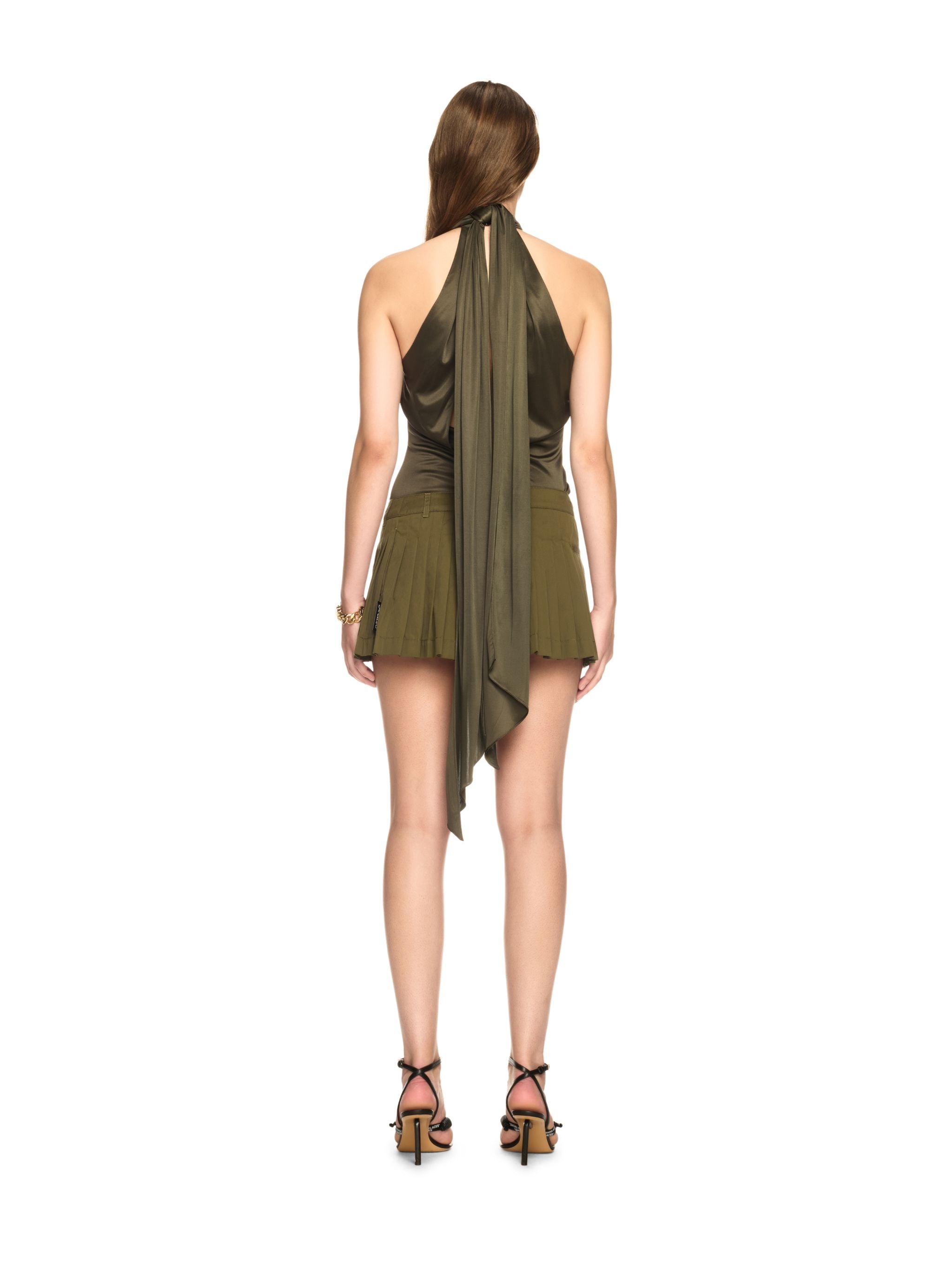 Off-White Co Savana Mini Skirt Green