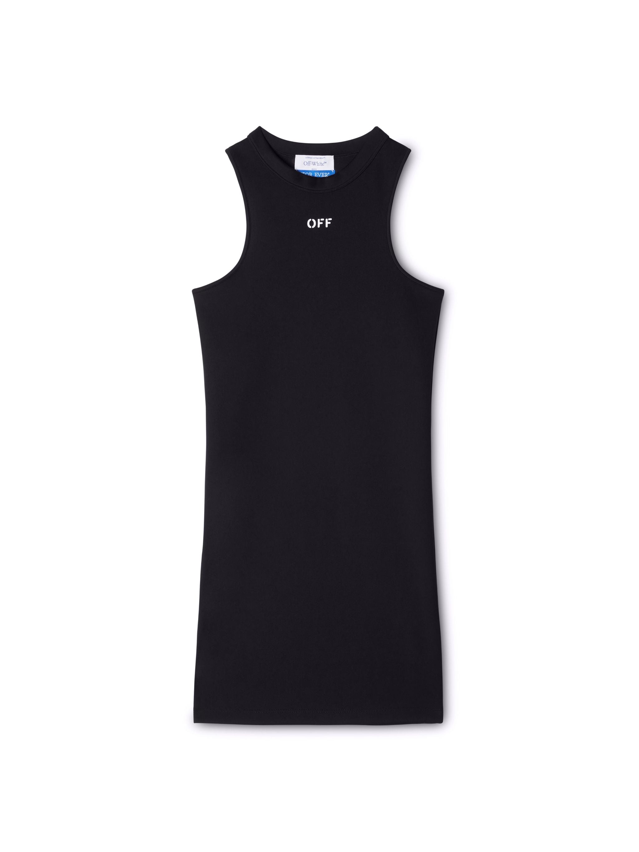 Off-White Sleek Rowing Dress Black