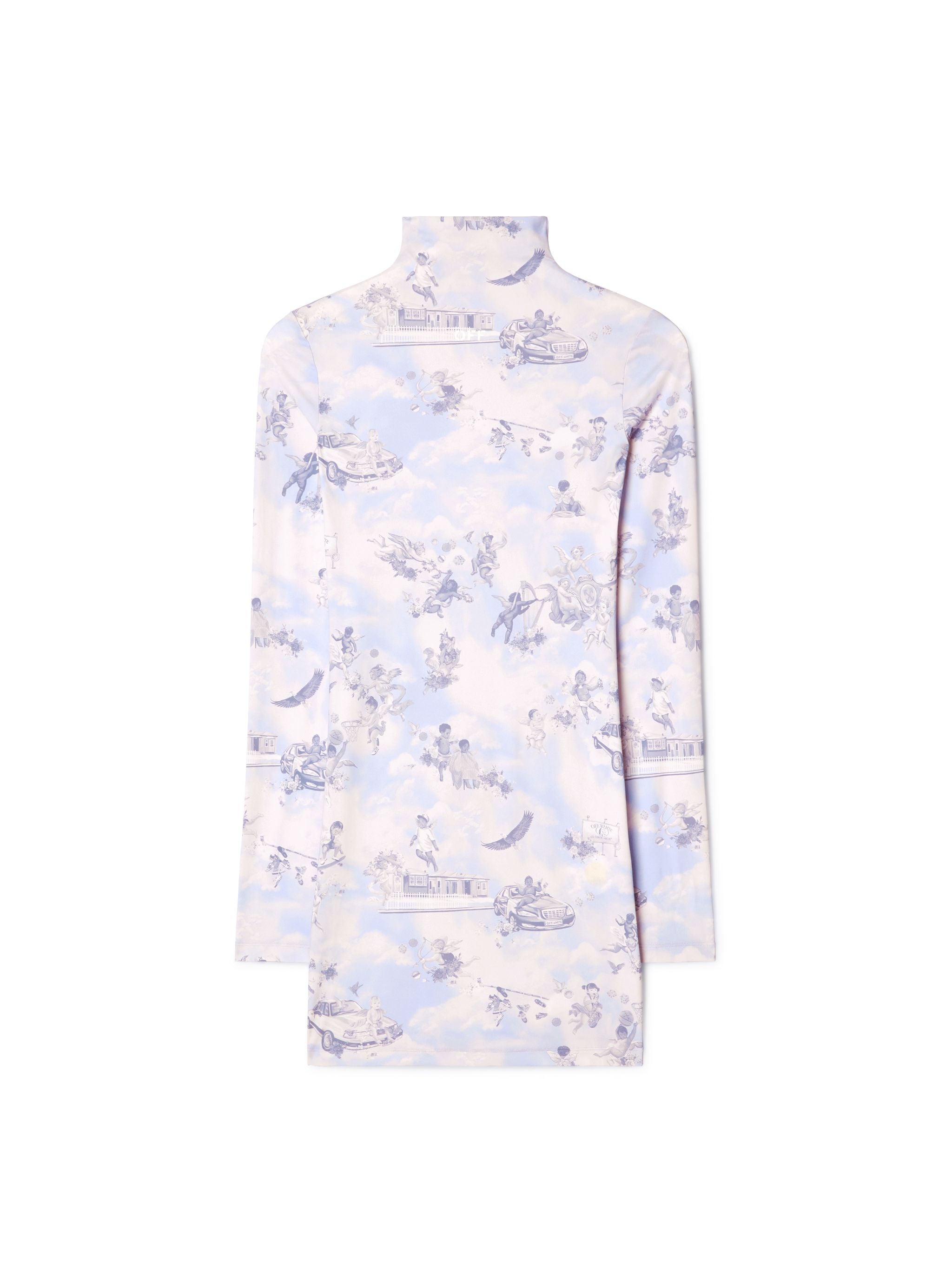 Off-White Fresco Sec Skin Short Dress Pink