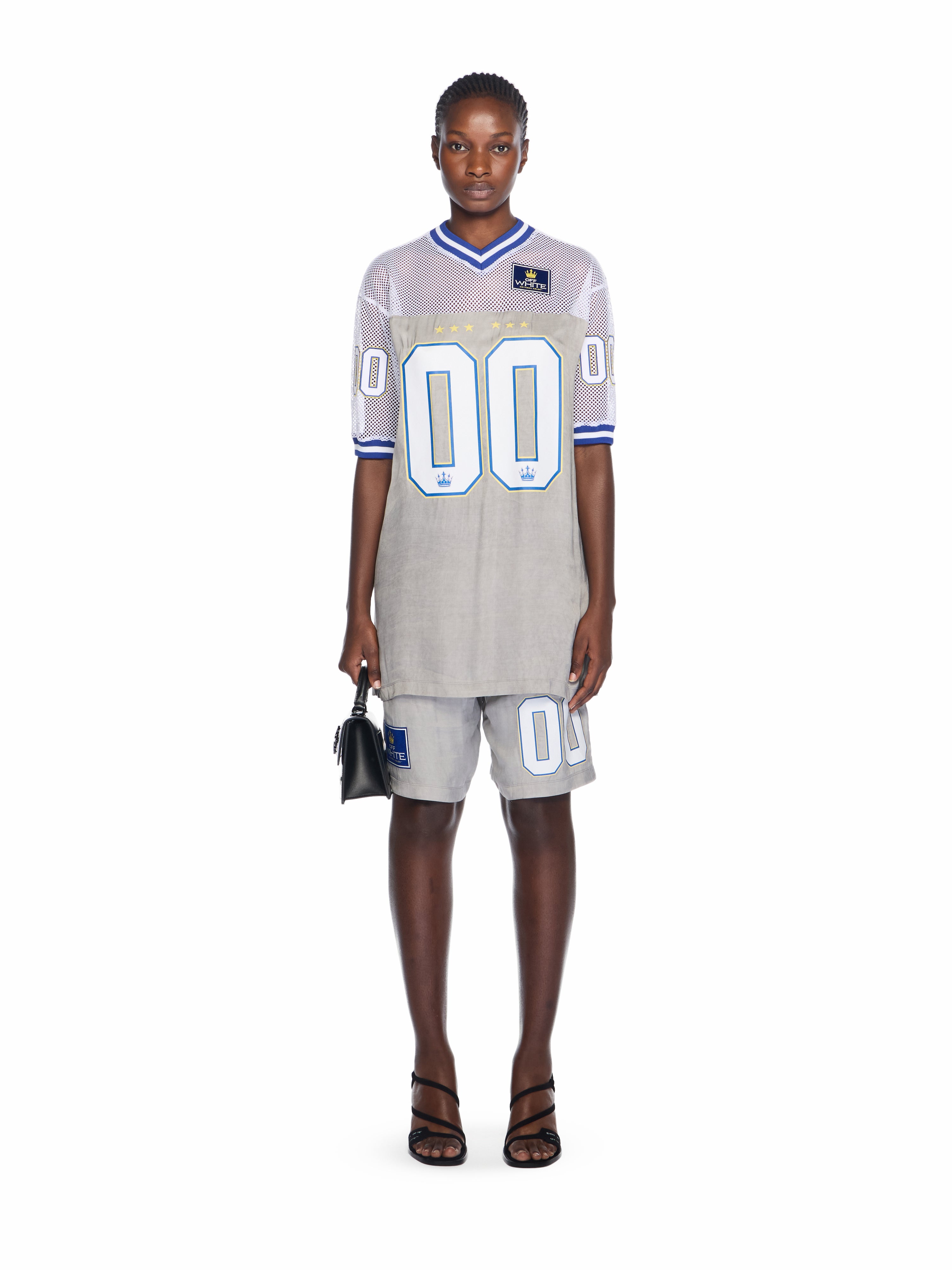 Off-White Dyed Vi Sat 00 Football Dress Grey