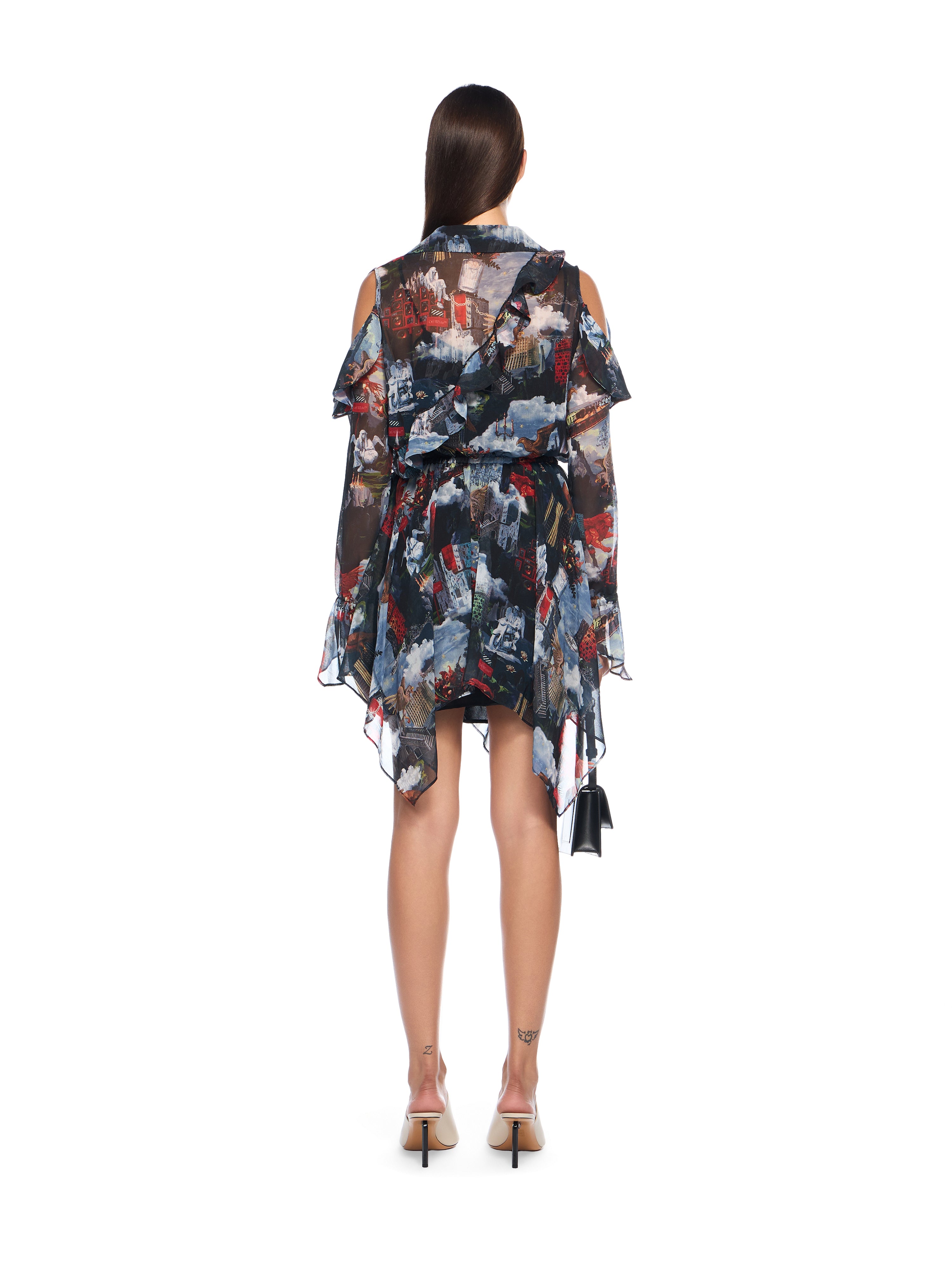 Off-White World Paint Geo Romantic Dress None