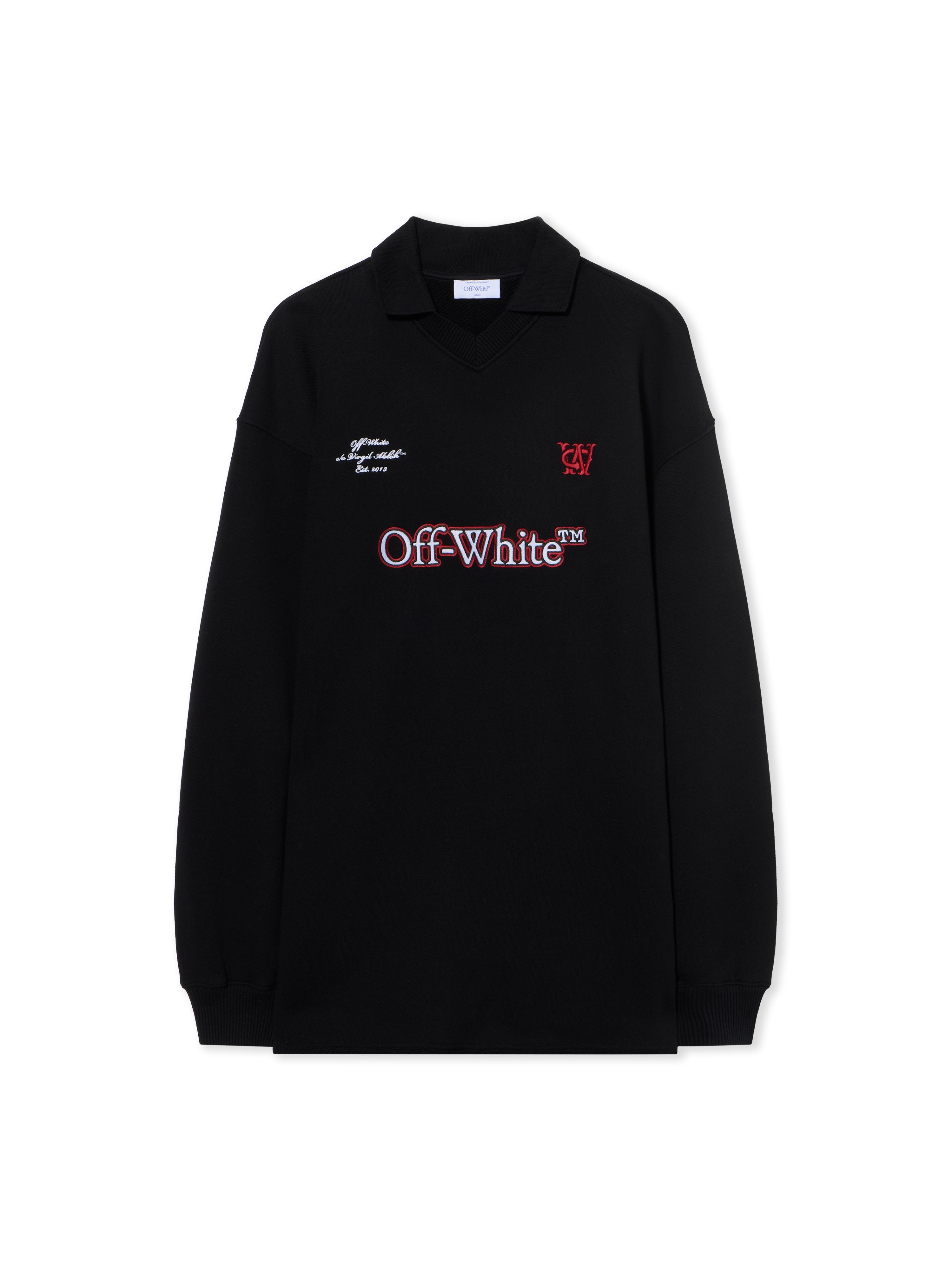 Off-White Sporty Polo Sweatdress Black