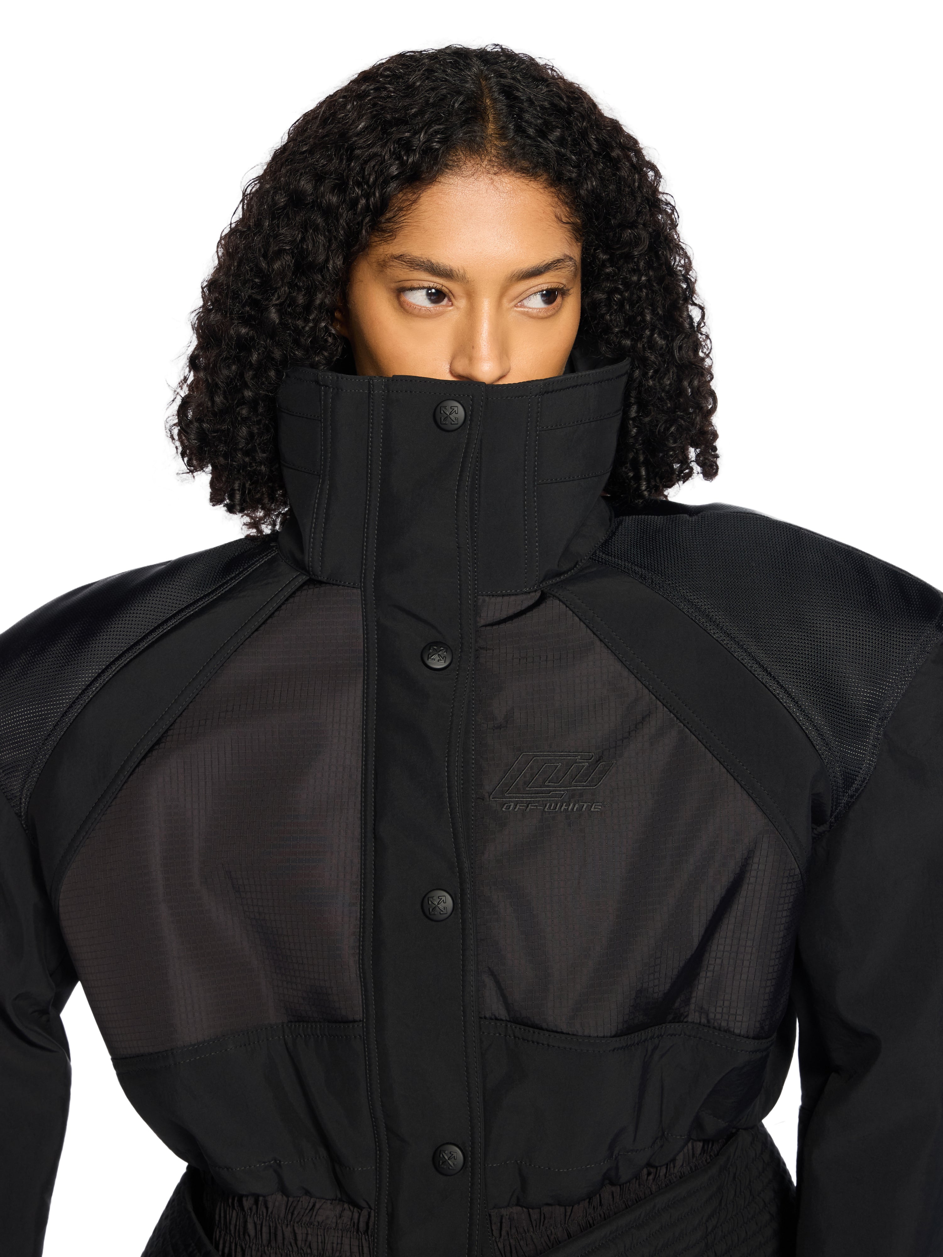 Off-White Race Peplum Bomber Jacket None