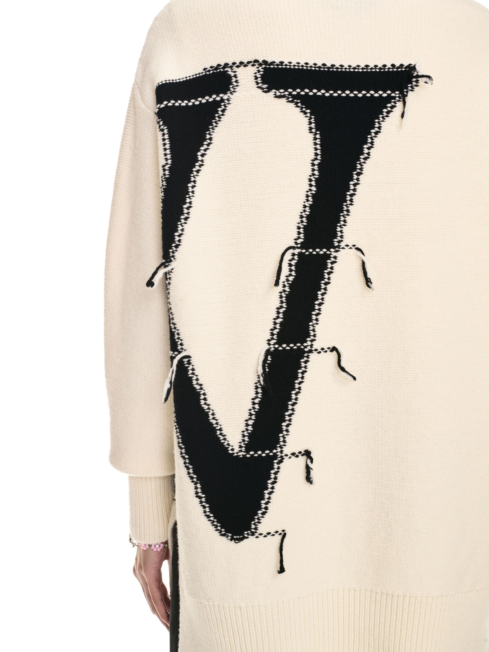 Off-White Ow Maxi Logo Crewneck
